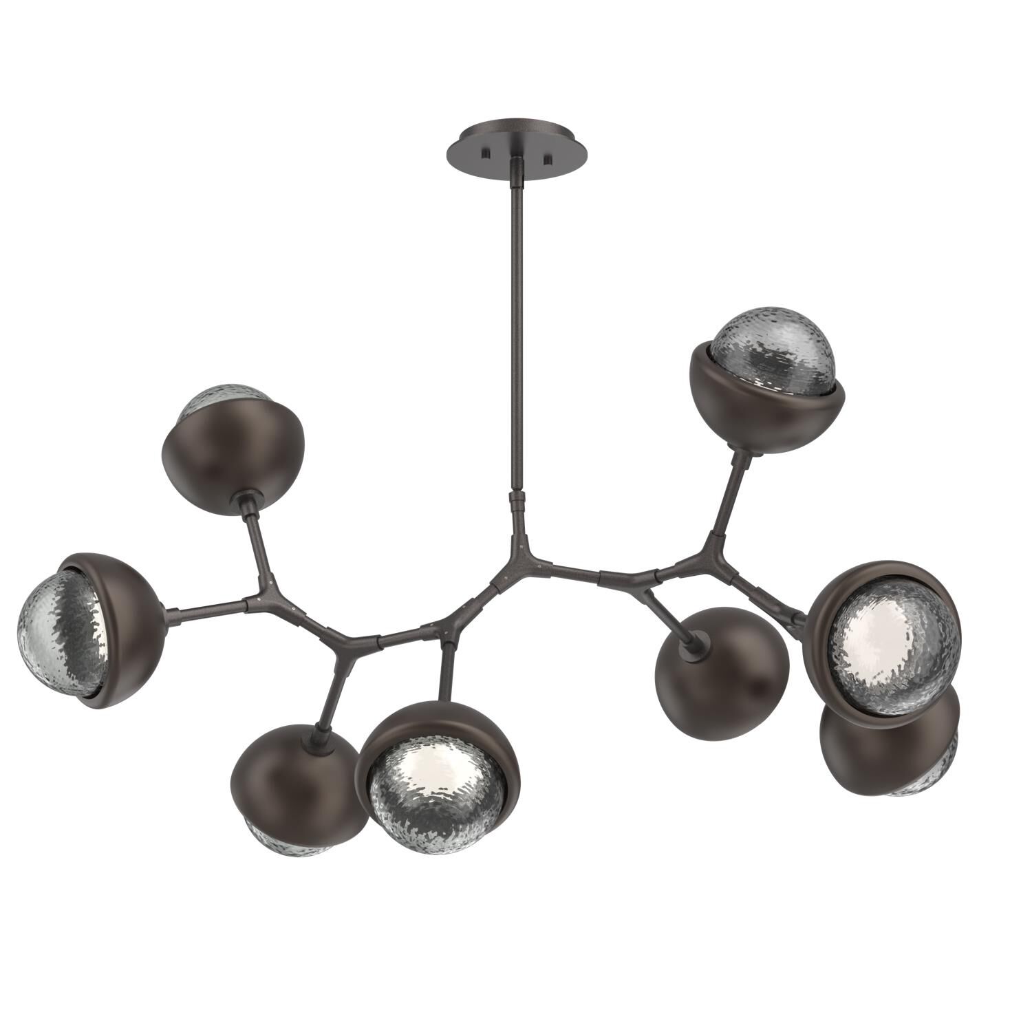 Levi Wilson Cabochon 38 Inch Linear Suspension Light by Hammerton Studio