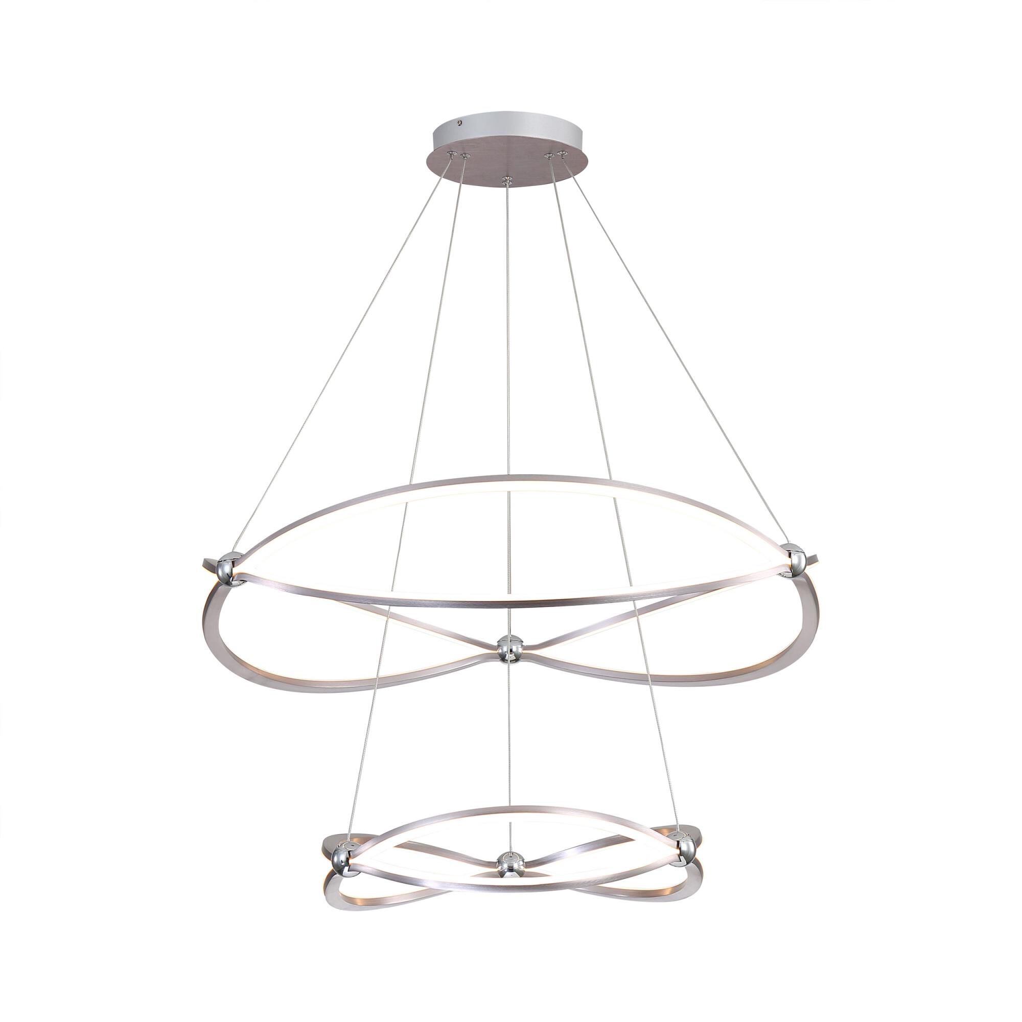 Spirale 32 Inch Chandelier by Golden Lighting