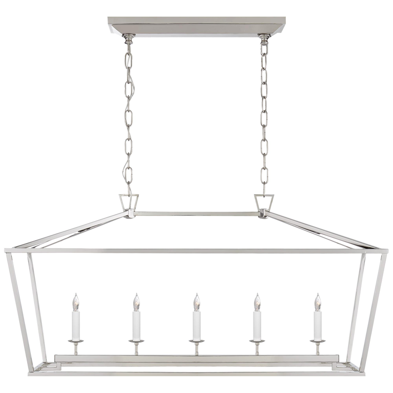 Chapman & Myers Darlana 41 Inch 5 Light Linear Suspension Light by Visual Comfort Signature Collection