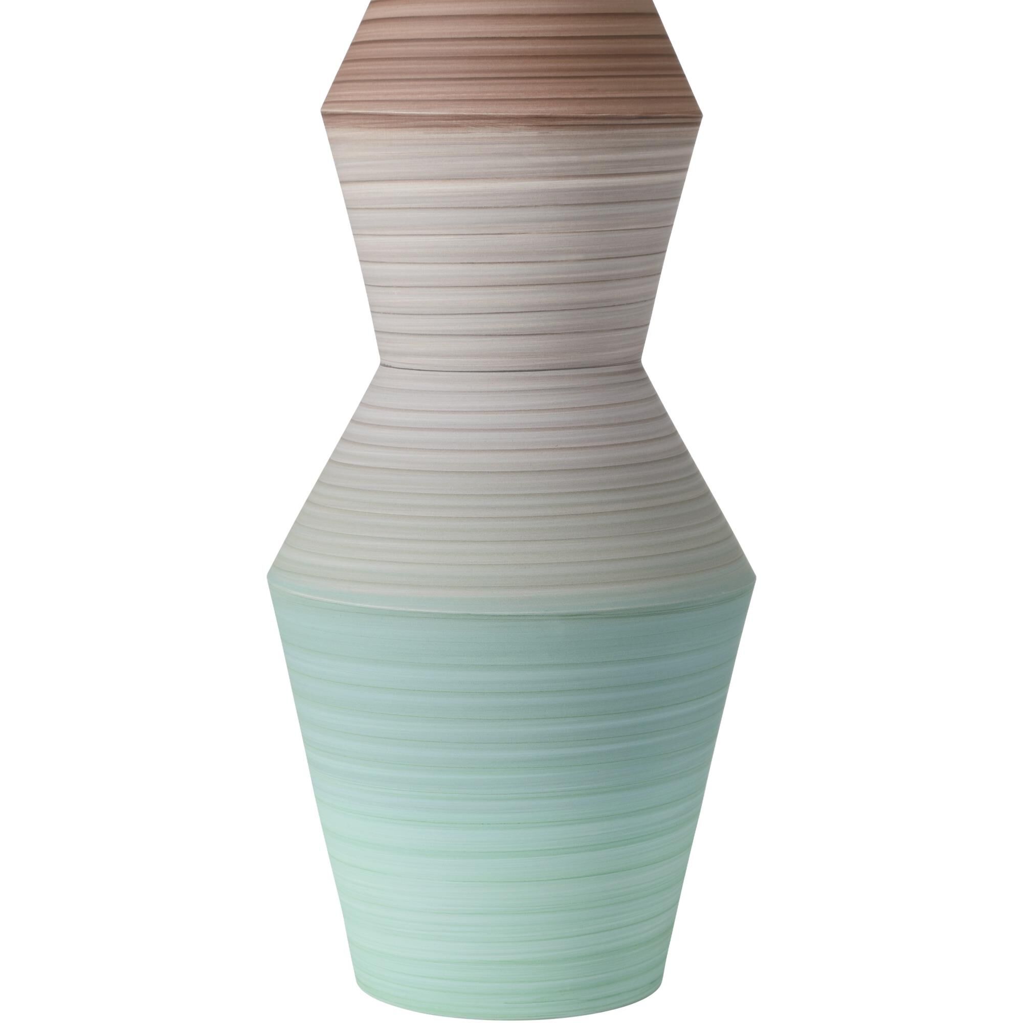 Shown in Brown and Light Blue finish