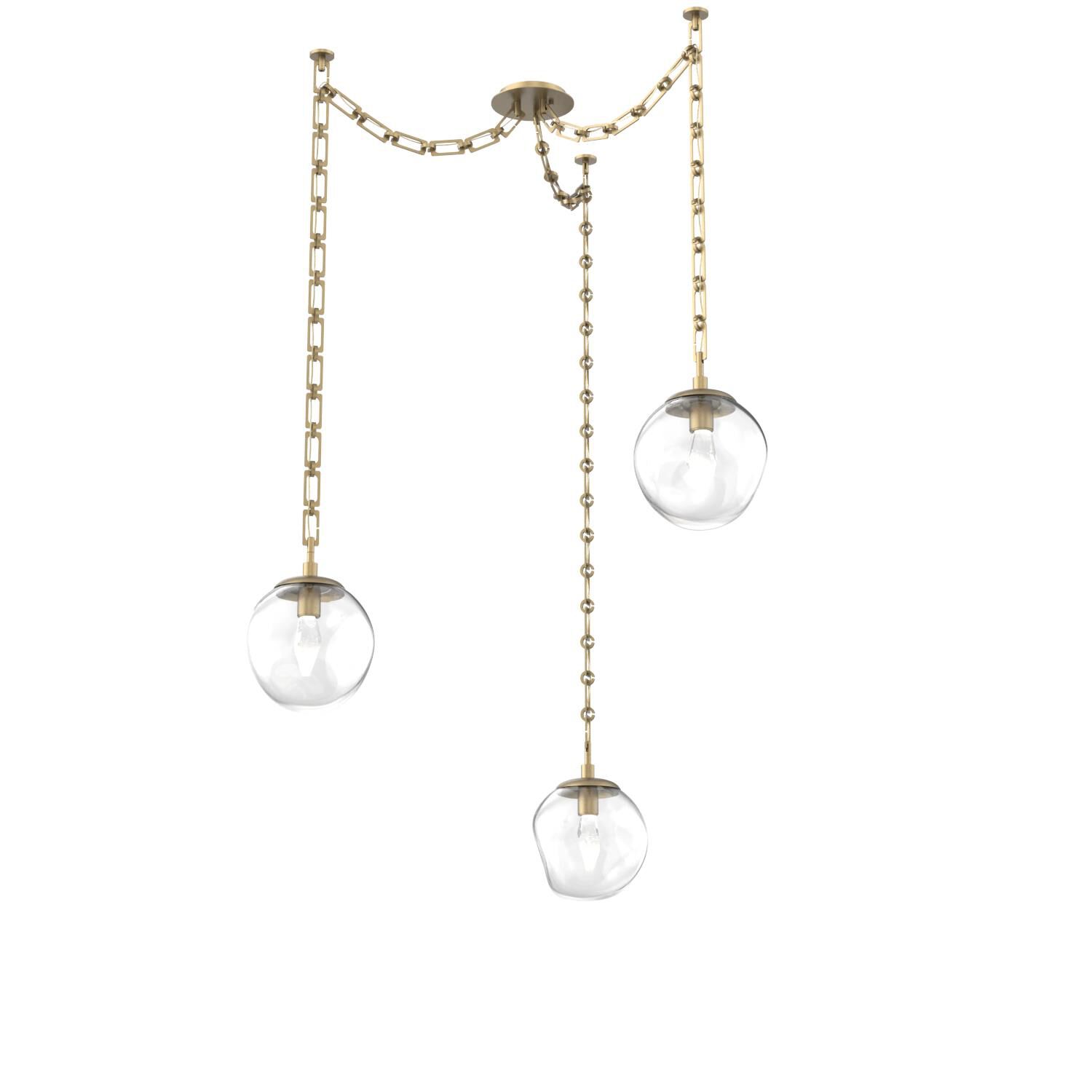 Levi Wilson Aster 19 Inch Multi Pendant Light by Hammerton Studio