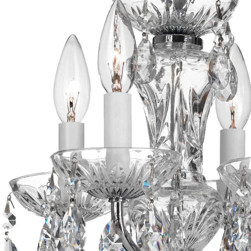 Traditional Crystal 11 Inch Chandelier by Crystorama