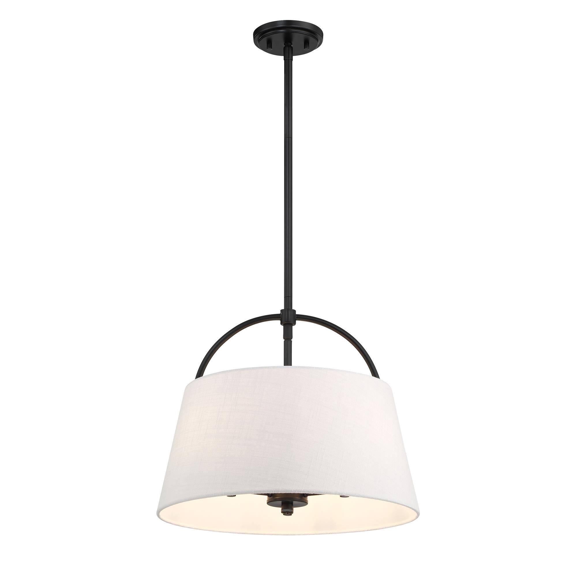 Shown in Coal finish and Fabric shade