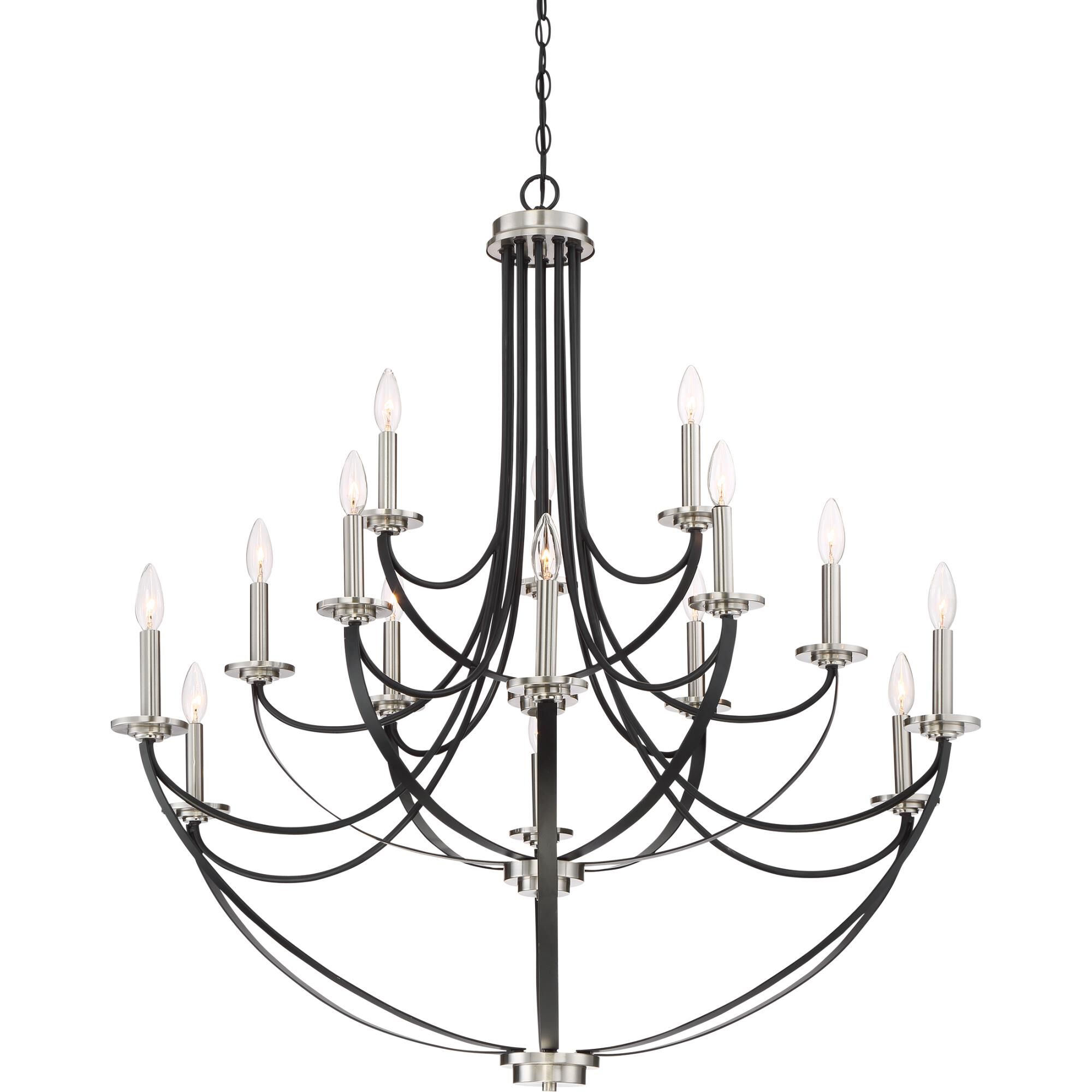 Alana 41 Inch 15 Light Chandelier by Quoizel