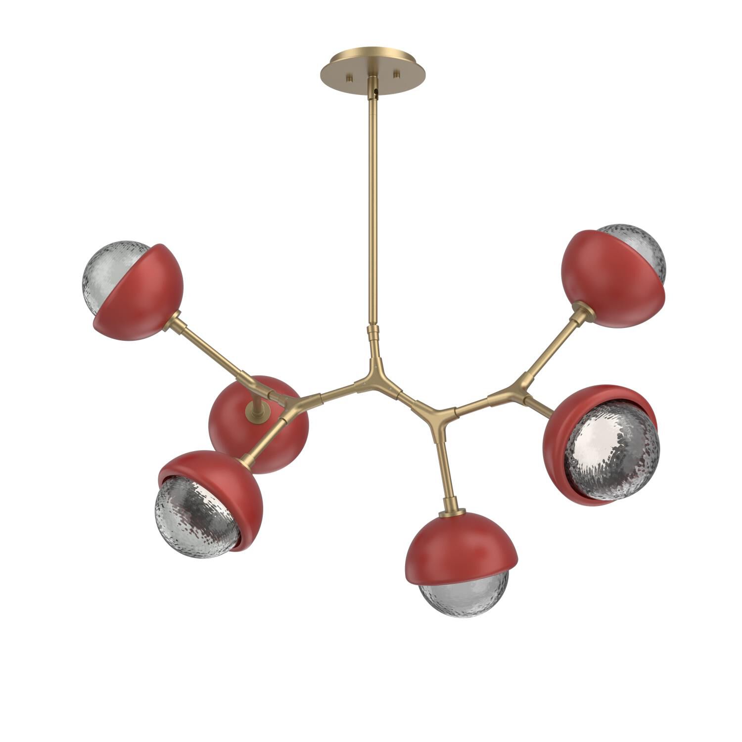 Levi Wilson Cabochon 31 Inch Linear Suspension Light by Hammerton Studio