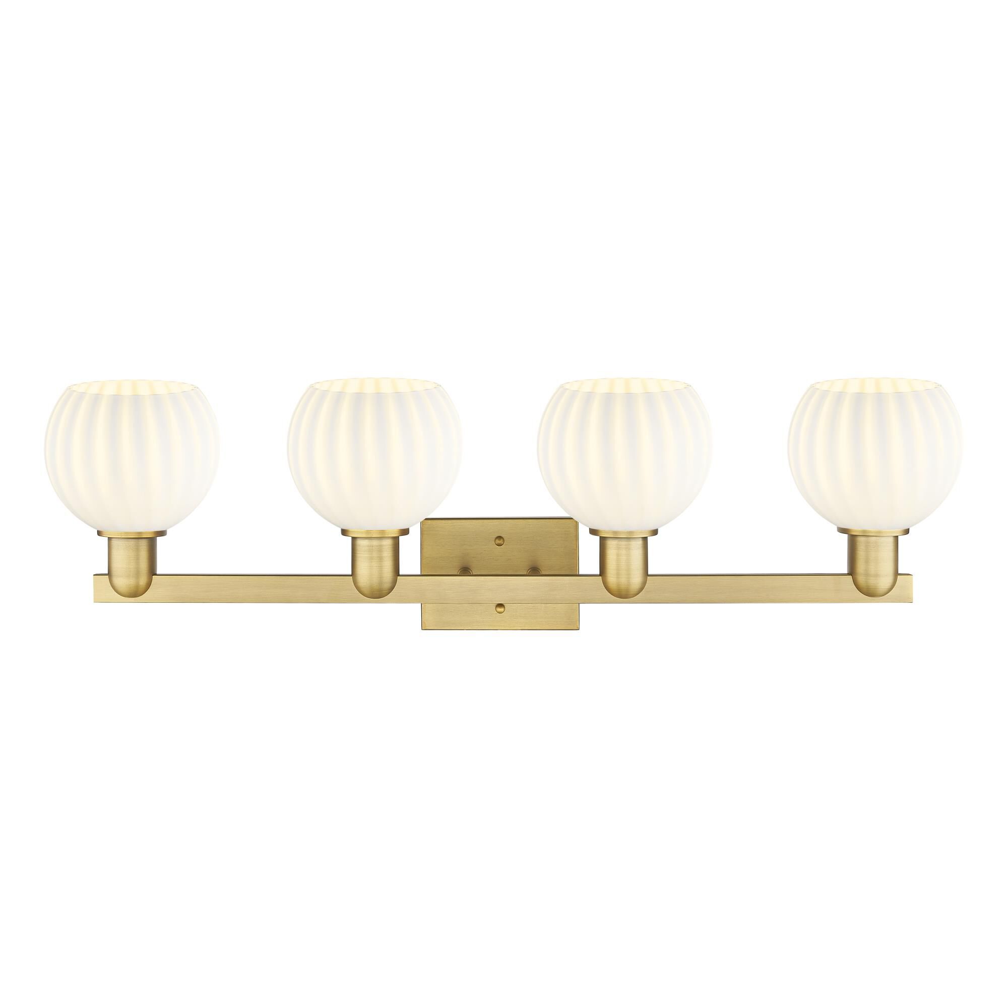 Bruno Marashlian White Venetian 33 Inch Bath Vanity Light by Innovations Lighting