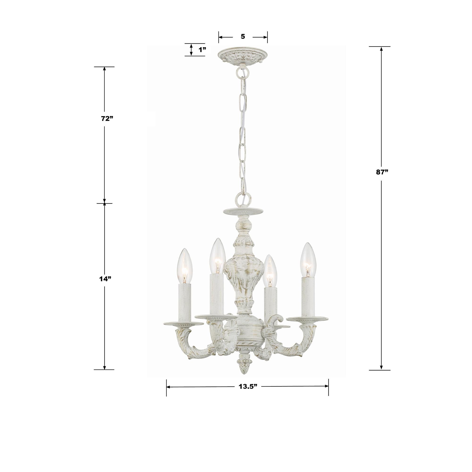 Shown in Antique White finish