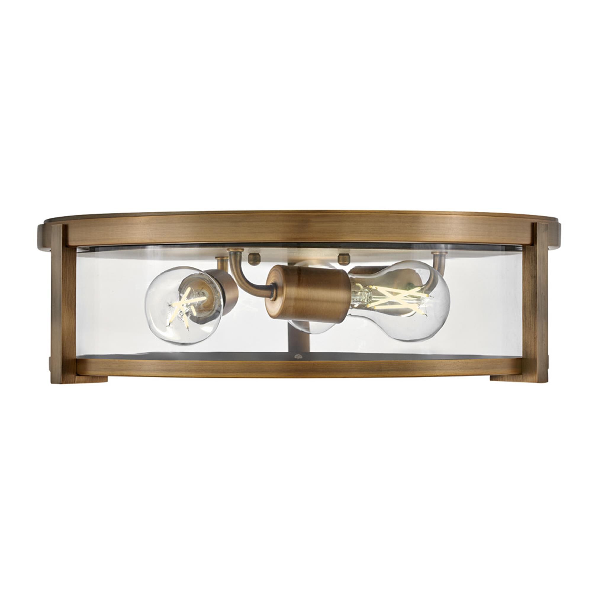 Lowell 16 Inch 3 Light Flush Mount,