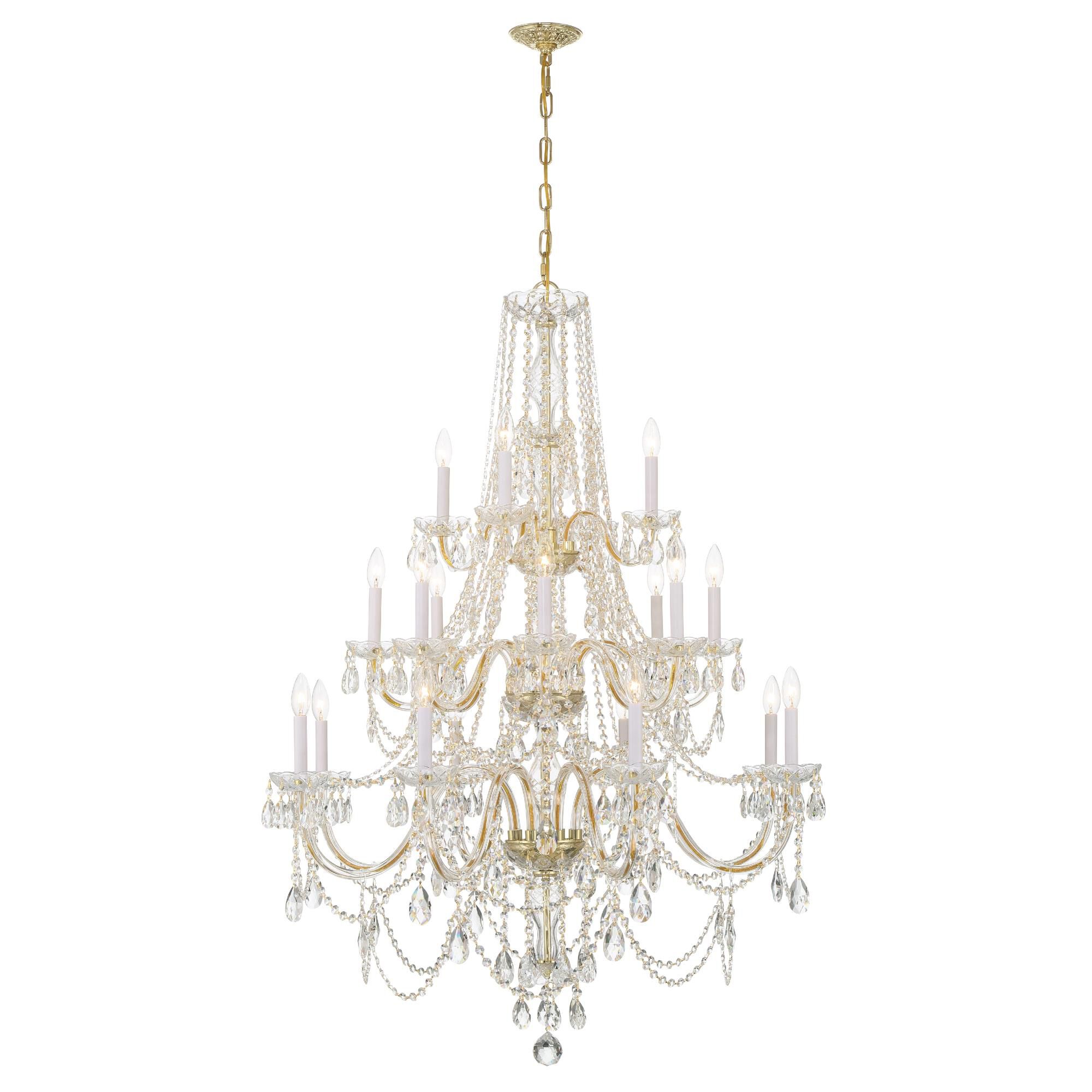 37 Inch 20 Light Chandelier by Crystorama