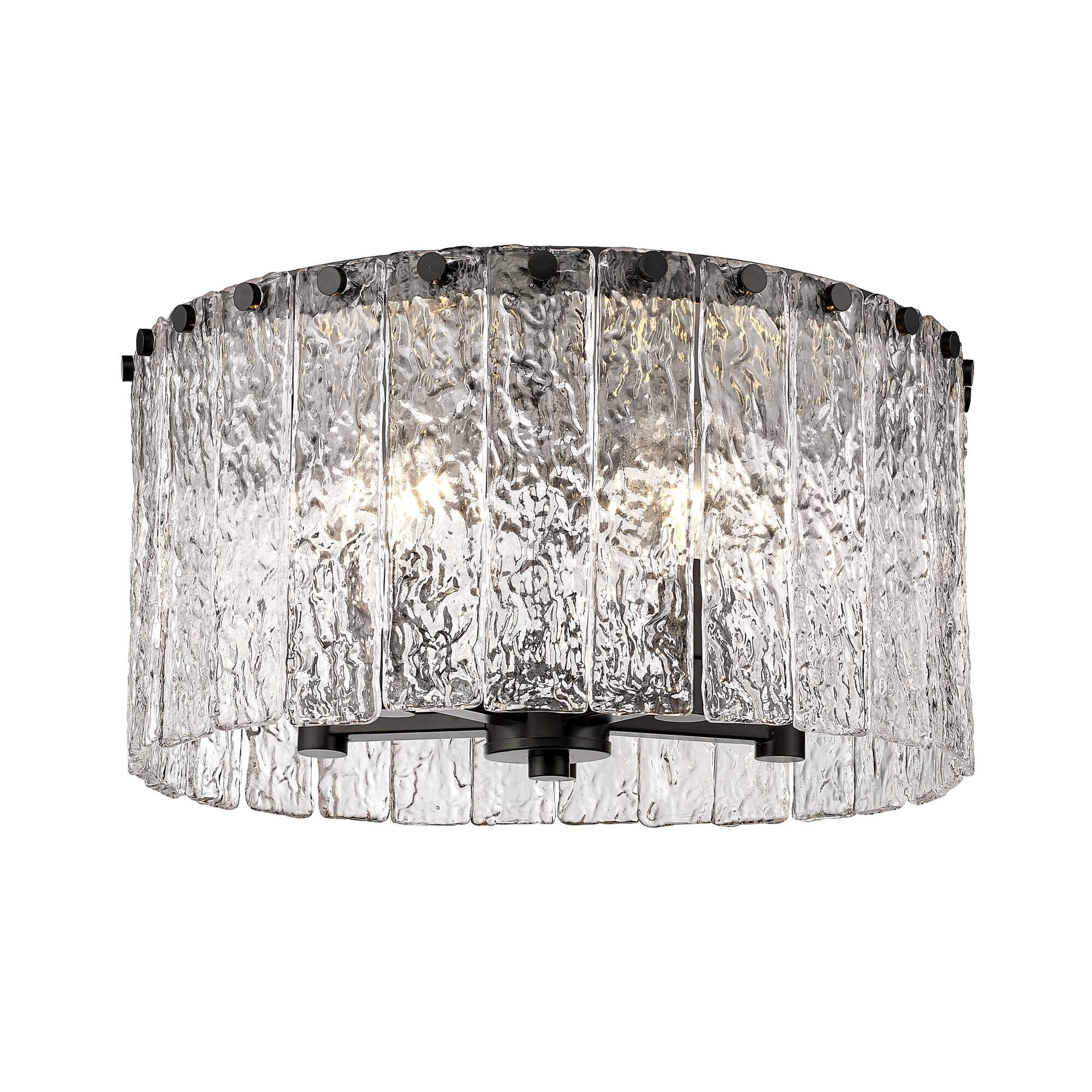 Glacier 16 Inch 5 Light Flush Mount by Z-Lite