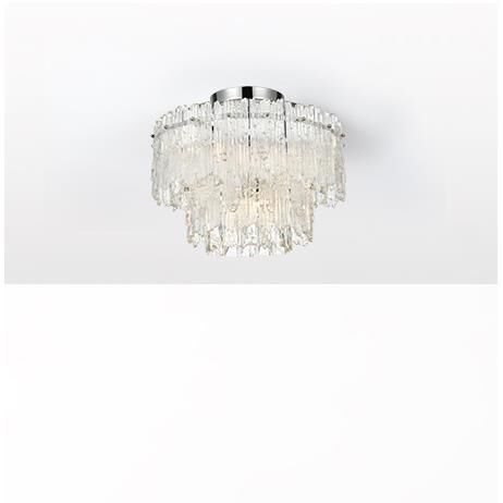 Emilia 15 Inch Semi Flush Mount by Elegant Lighting