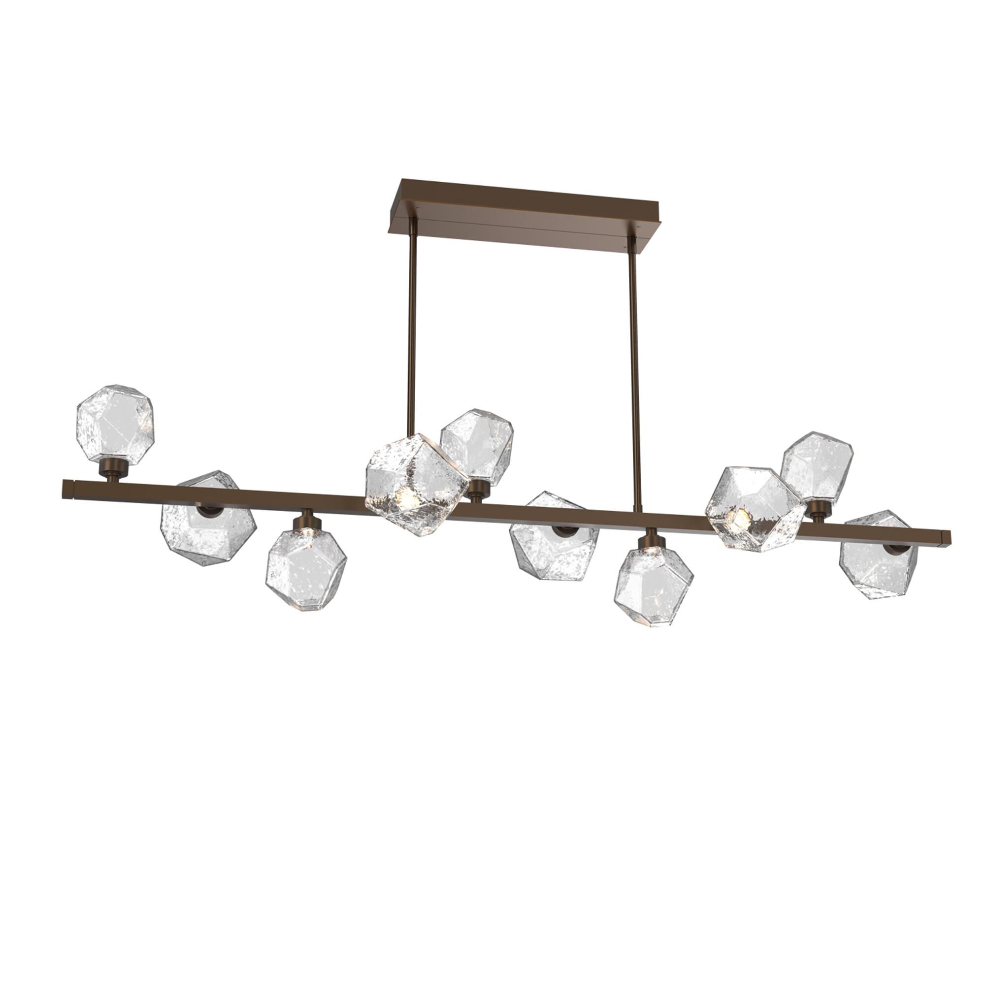 Shown in Flat Bronze finish and Clear glass