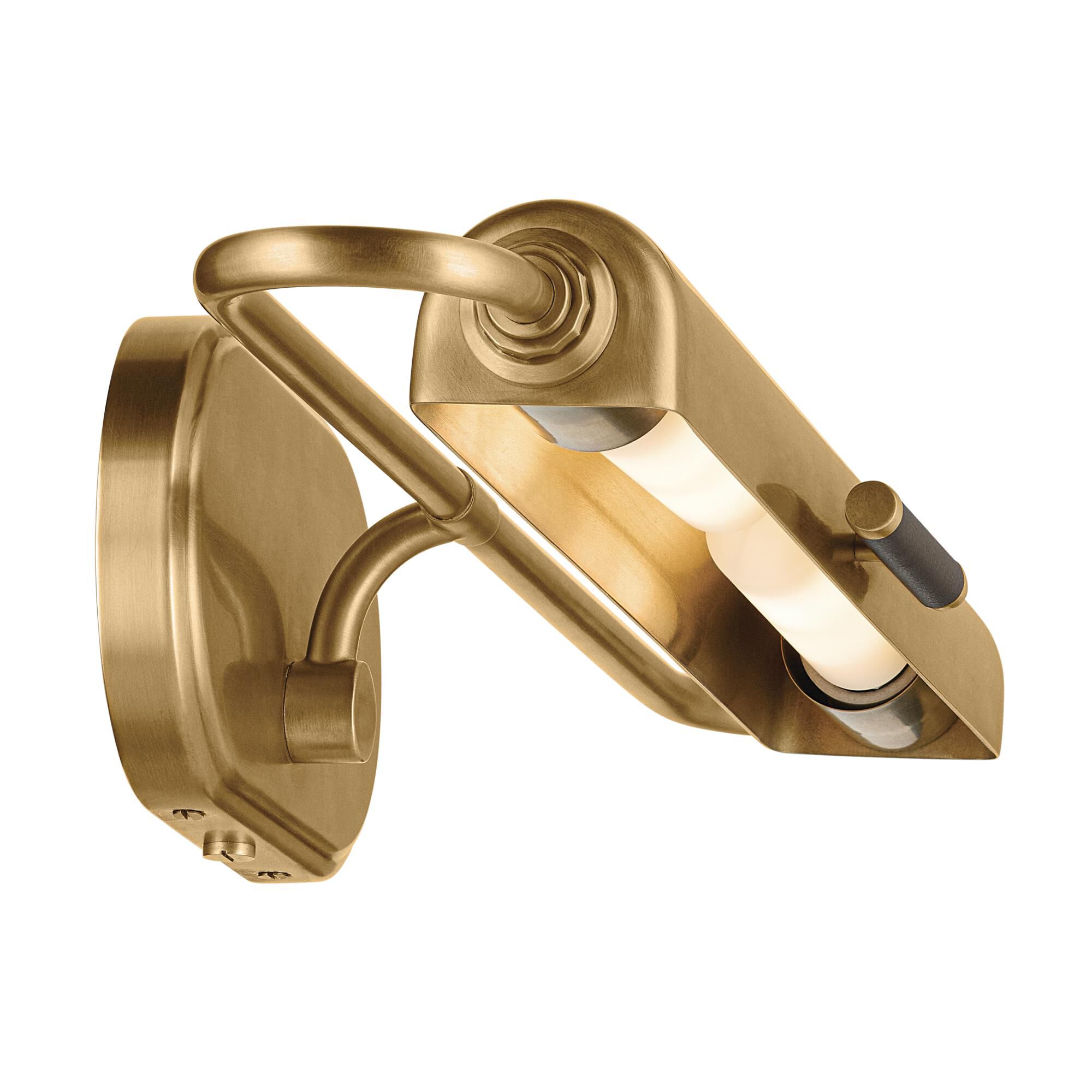 Shown in Lacquered Brass finish and Metal shade