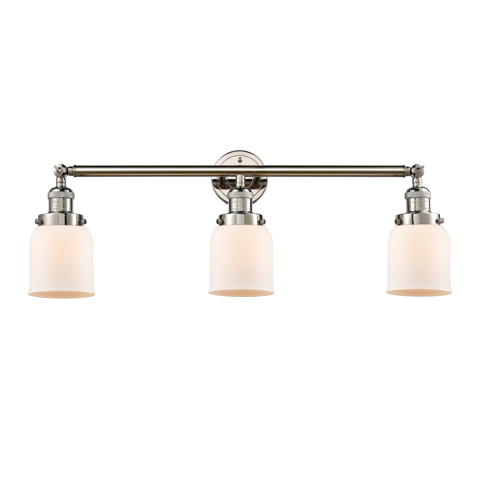 Bruno Marashlian Small Bell 30 Inch 3 Light Bath Vanity Light by Innovations Lighting