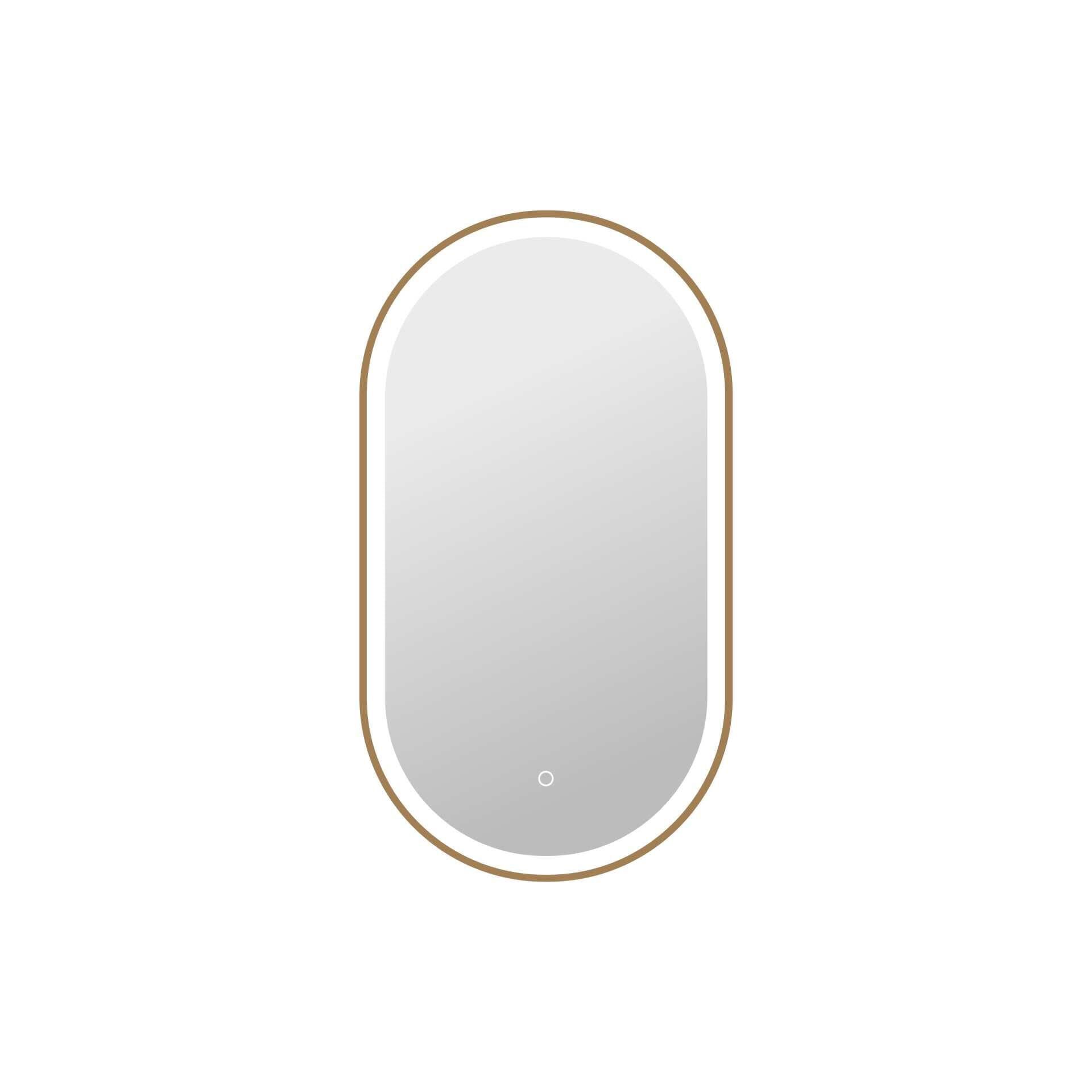 Harmoni 36 Inch Oval LED Lighted Mirror by Elegant Decor