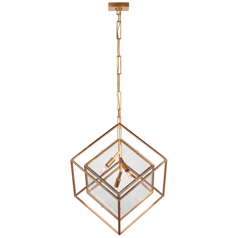 Kelly Wearstler Cubed 20 Inch LED Large Pendant by Visual Comfort Signature Collection