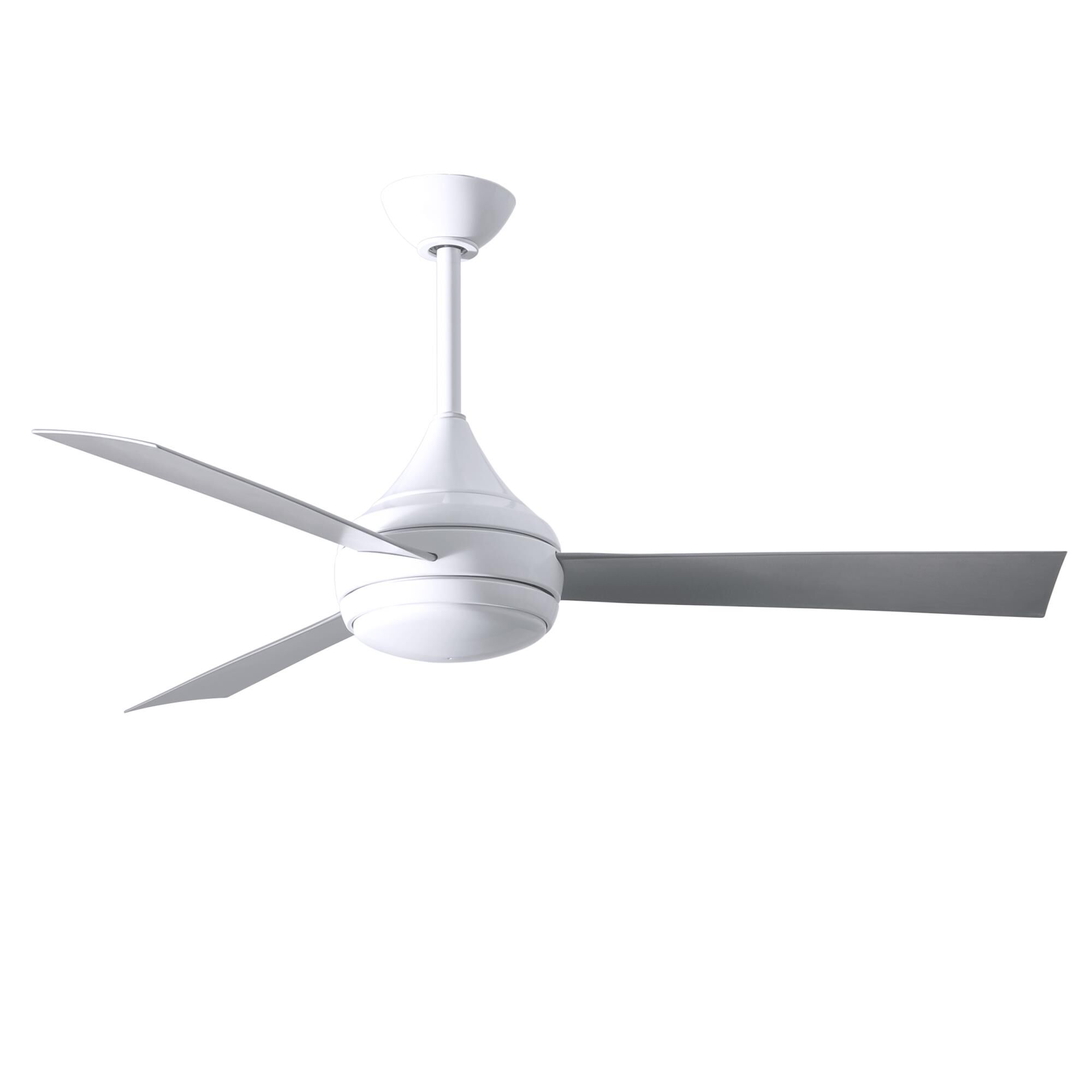 Donaire Outdoor Coastal Wet Rated 52 Inch Ceiling Fan with Light Kit by Matthews Fan Company