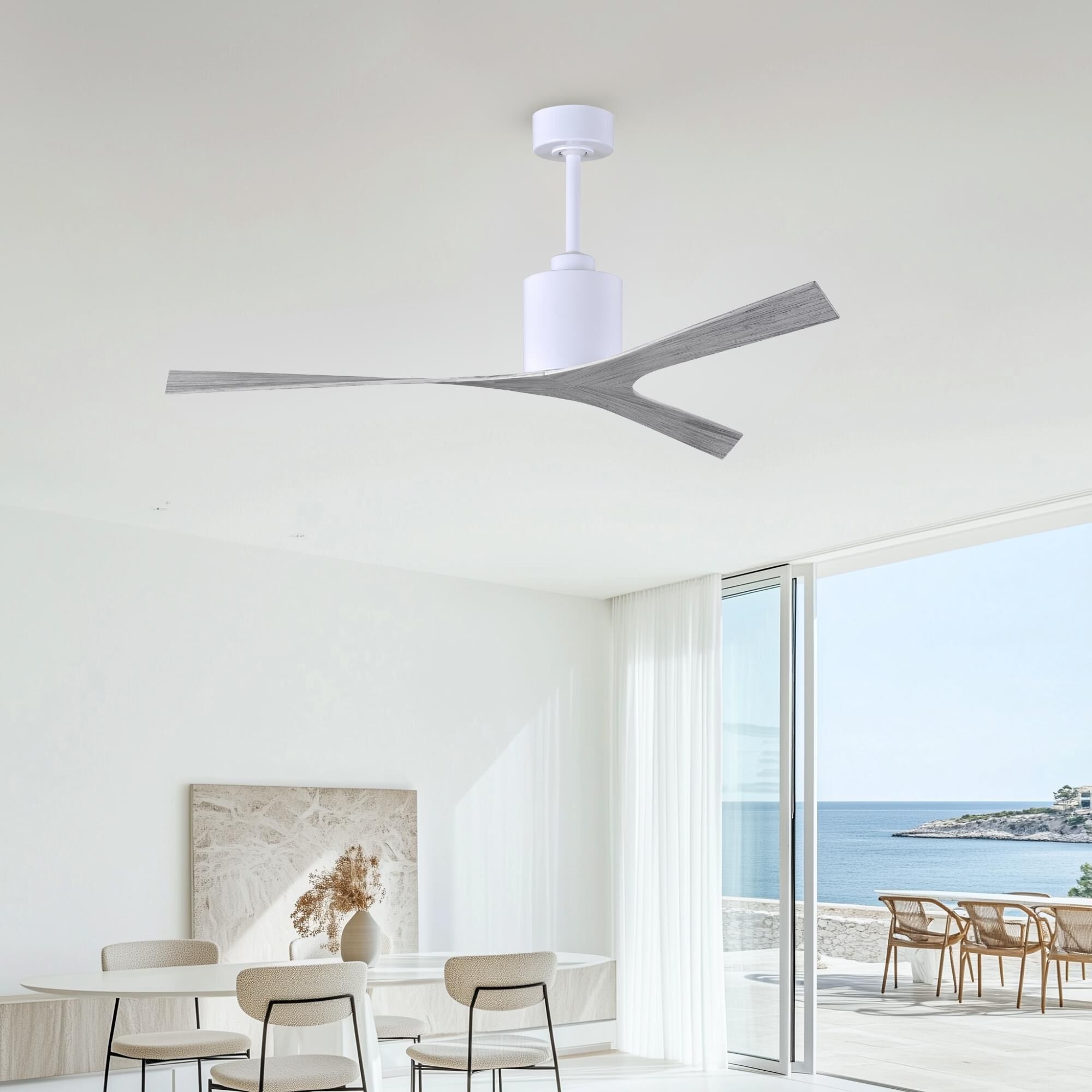 Molly 56 Inch Ceiling Fan with Light Kit by Matthews Fan Company