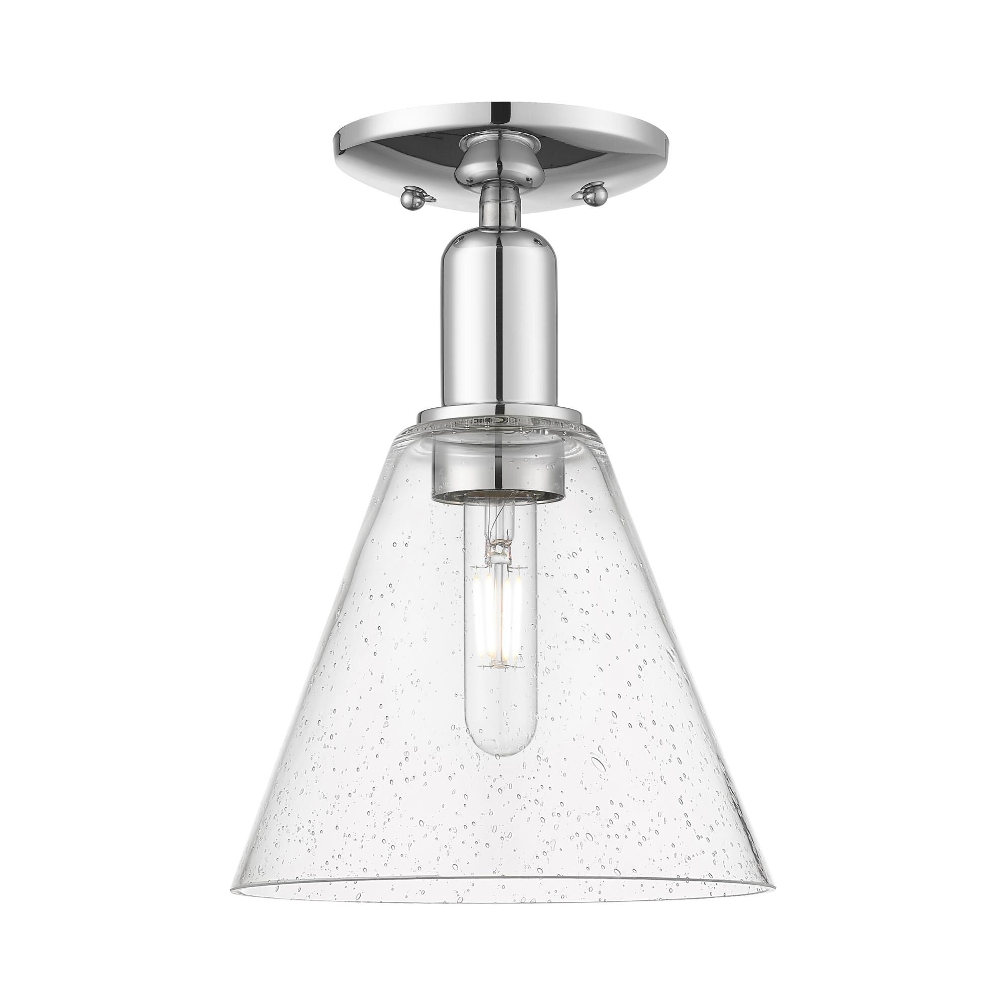 Bruno Marashlian Berkshire Glass 8 Inch Semi Flush Mount by Innovations Lighting