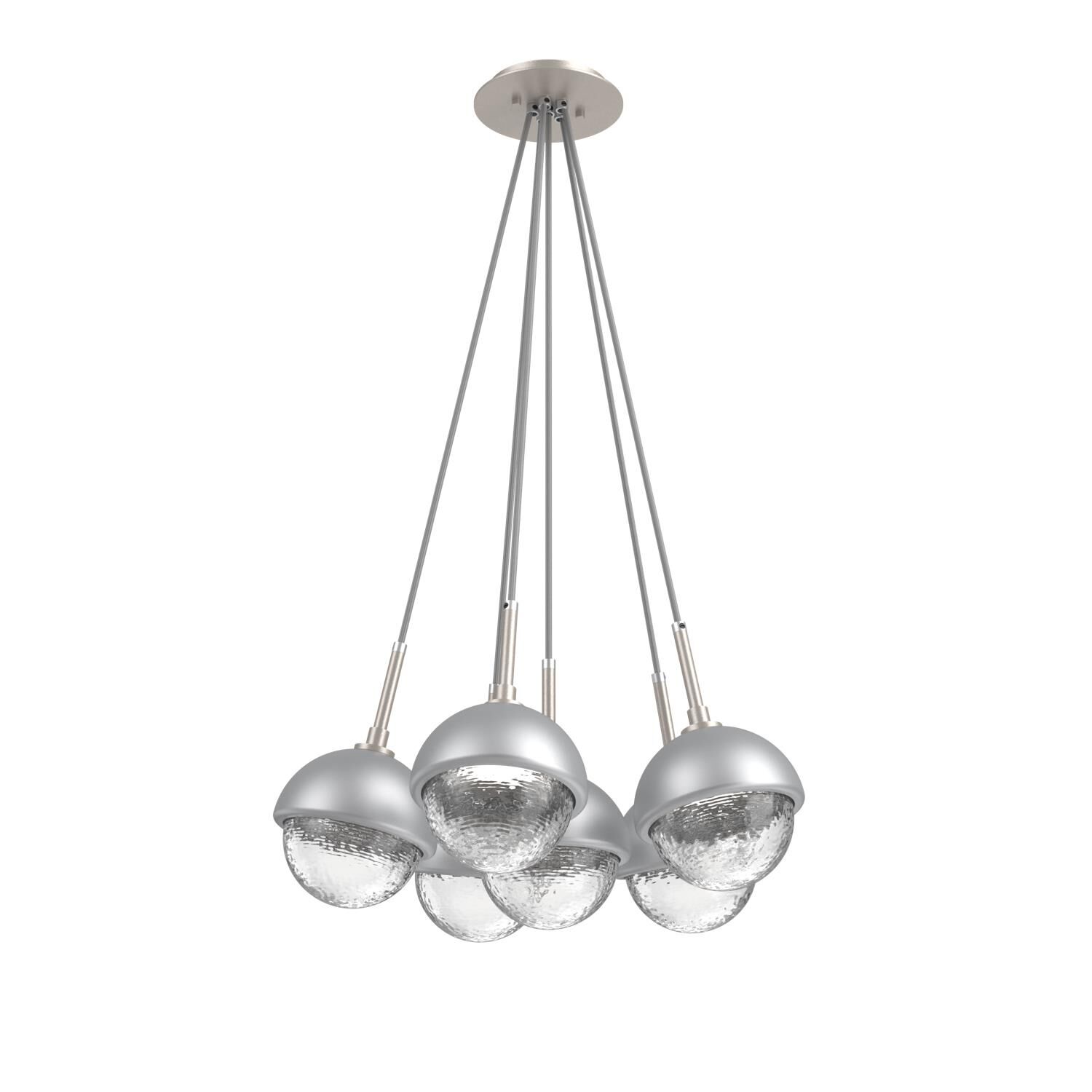 Levi Wilson Cabochon 19 Inch Multi Pendant Light by Hammerton Studio