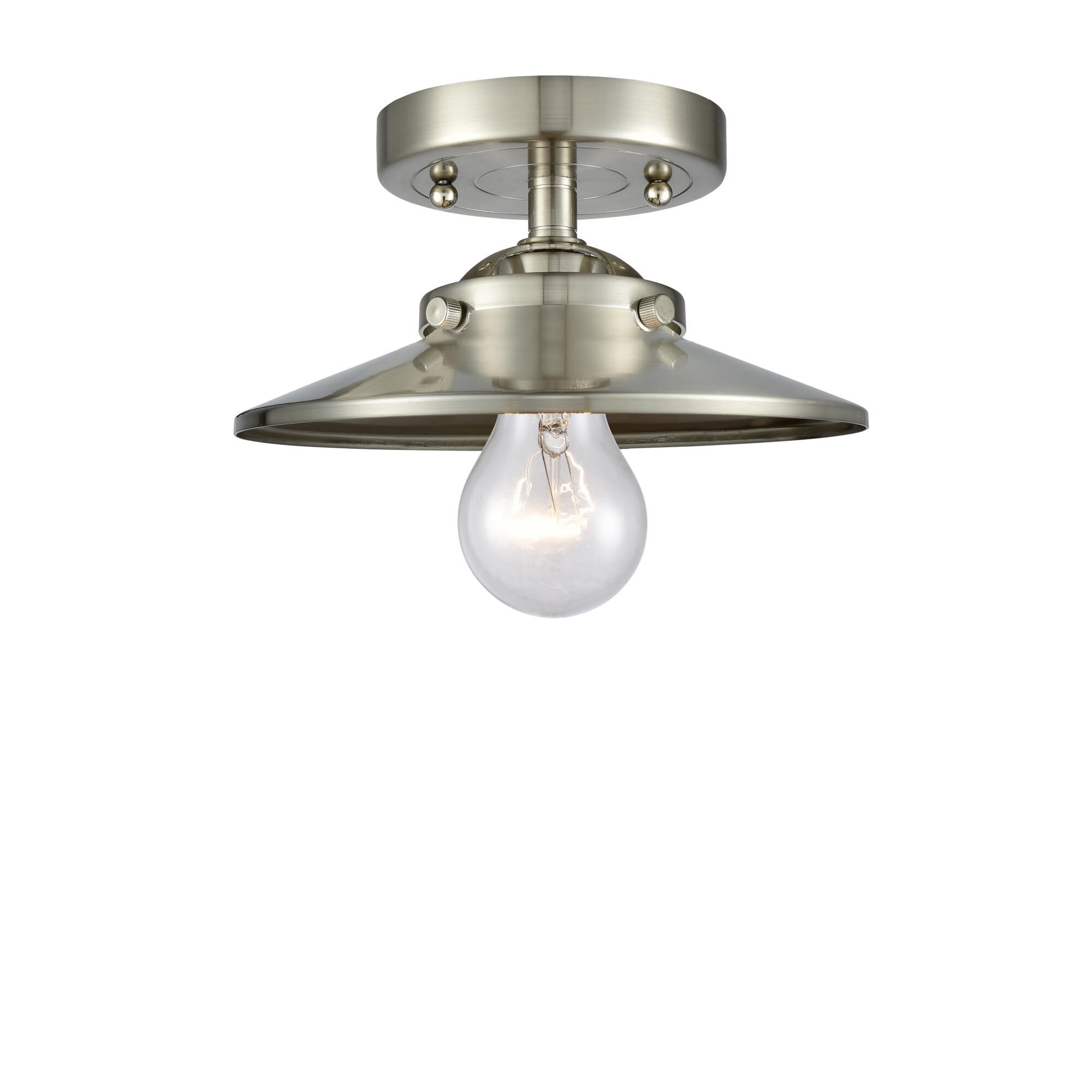 Bruno Marashlian Railroad 8 Inch 1 Light Semi Flush Mount by Innovations Lighting