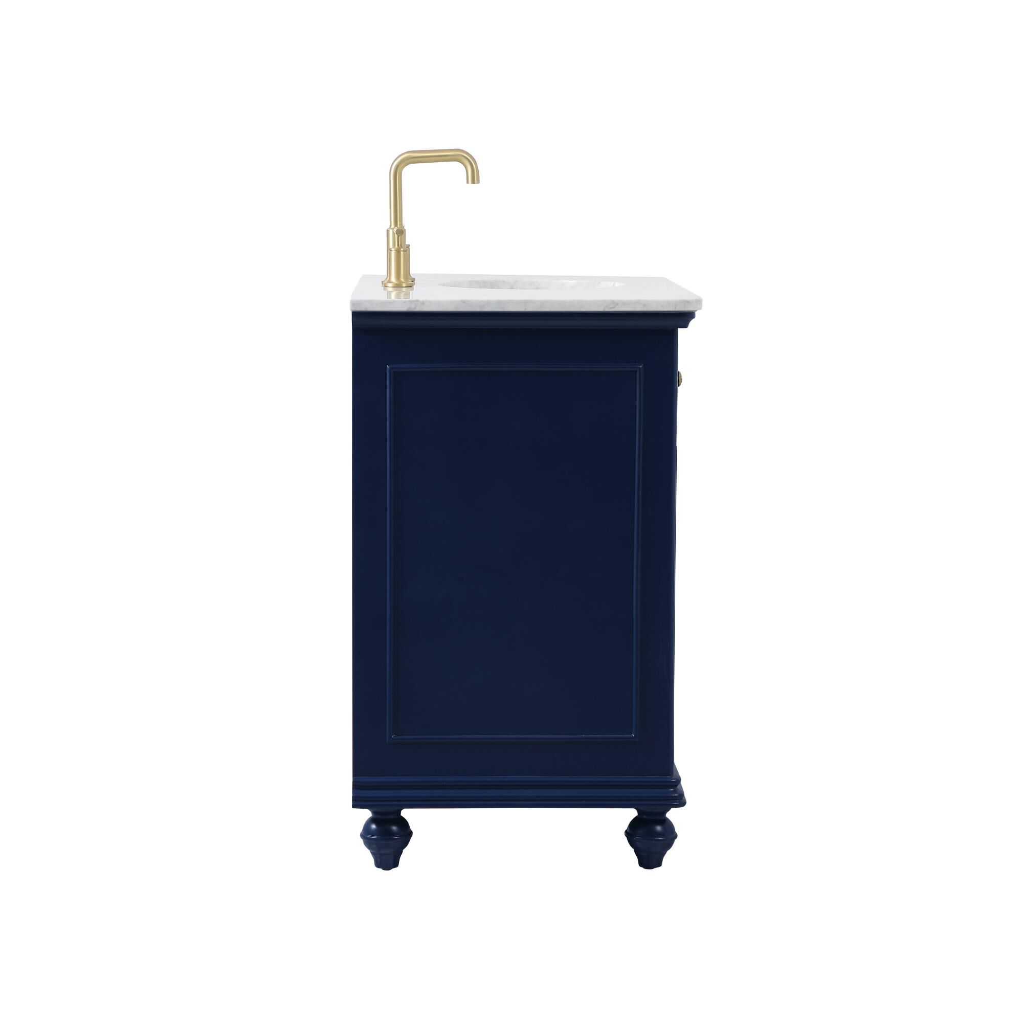 Shown in Blue finish