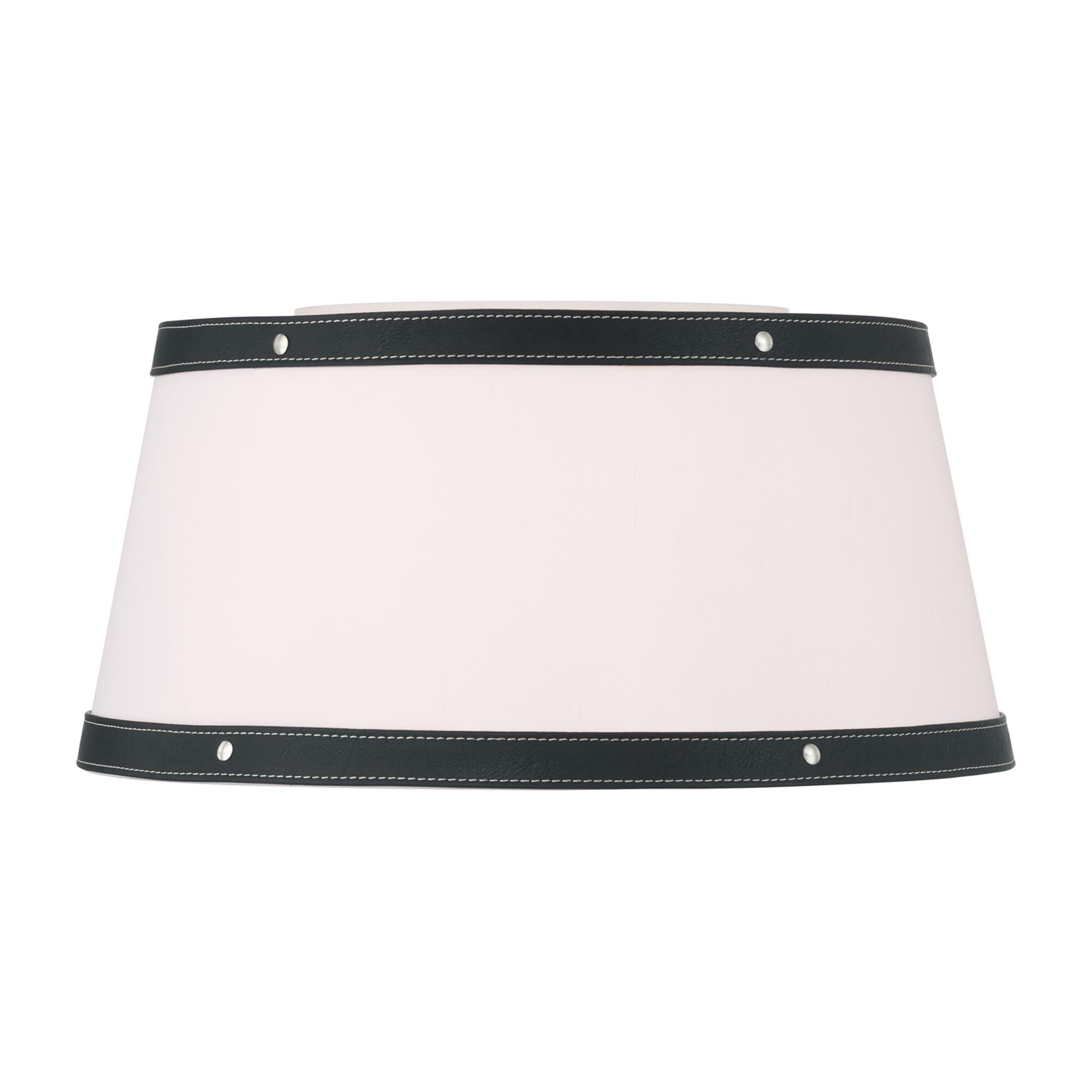 Shown in Polished Nickel finish and Fabric glass and Fabric shade