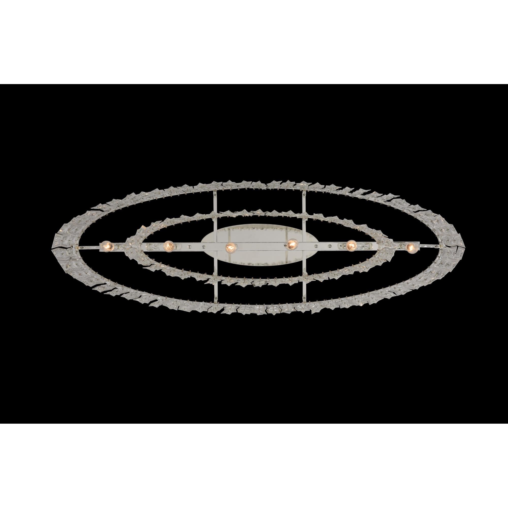 Shown in Polished Silver finish and Firenze crystal