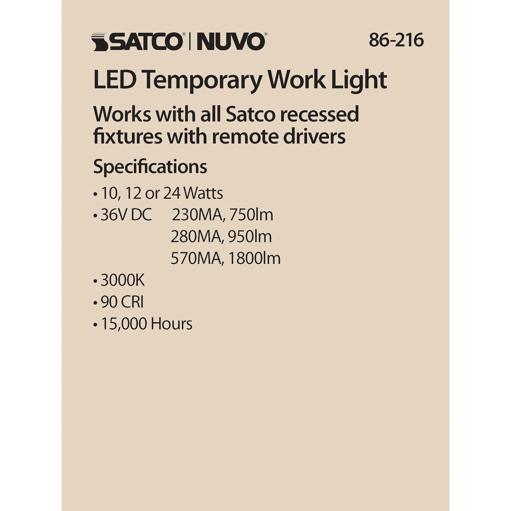 Dimmable 10.00 Watt 3000K LED Light Bulb by Satco