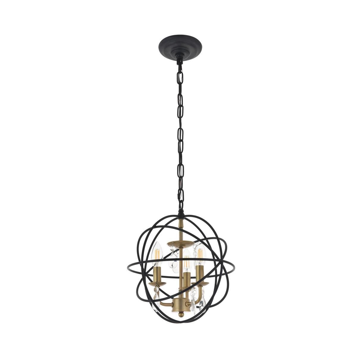 Wallace 12 Inch Mini Pendant by Elegant Lighting