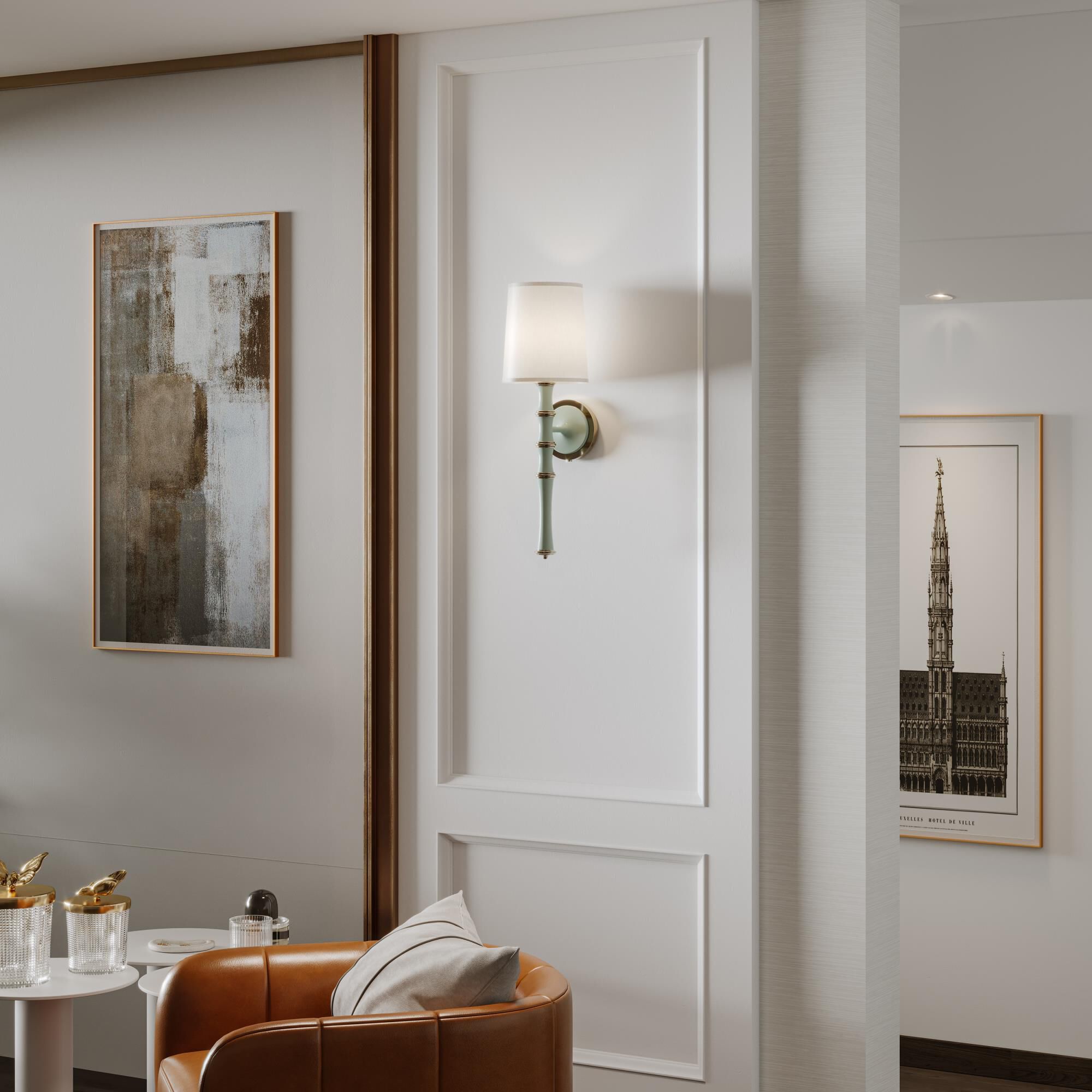 Kane 23 Inch Wall Sconce by Robert Abbey