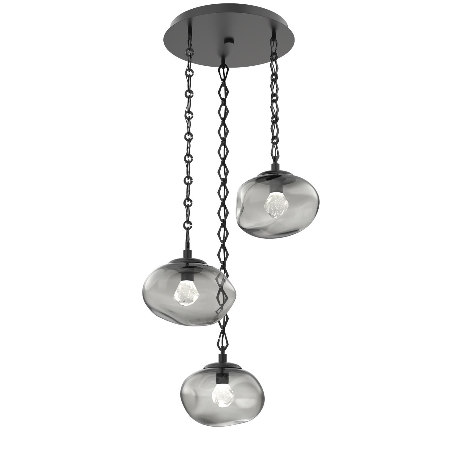 Levi Wilson Nova Led 22 Inch Multi Light Pendant by Hammerton Studio