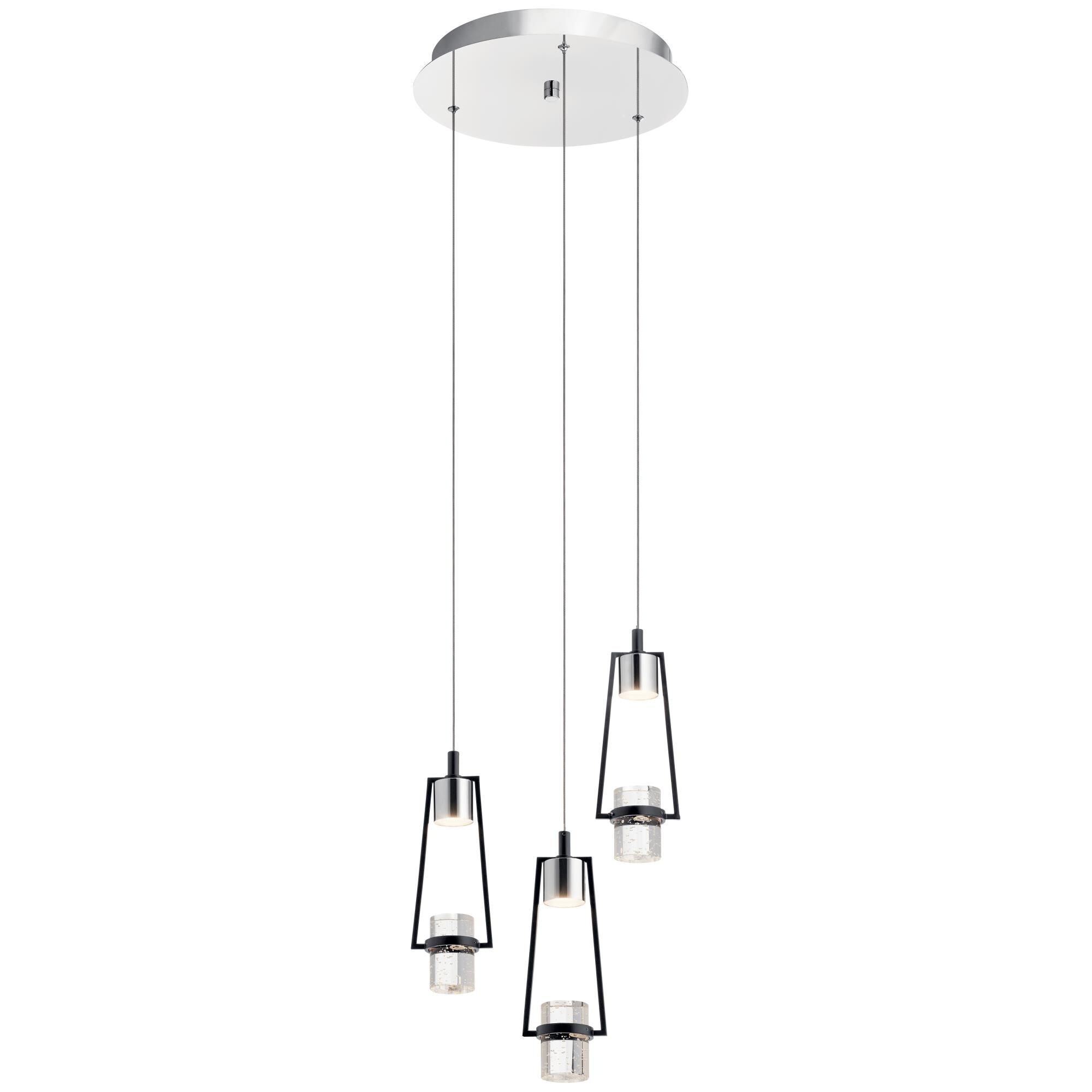 Ayse 12 Inch 3 Light LED Multi Light Pendant by Elan Lighting