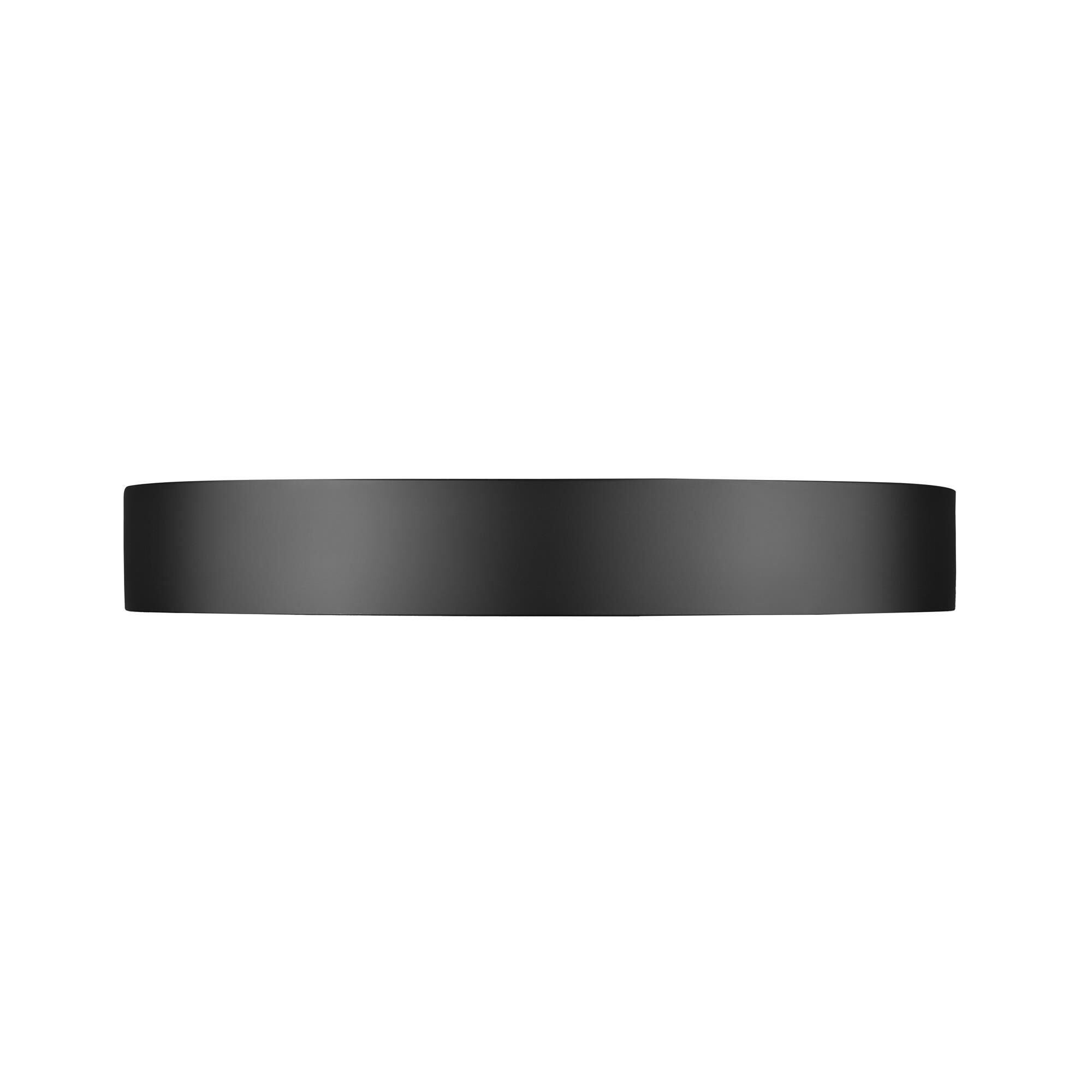 Shown in Matte Black finish and Frosted glass and Frosted shade