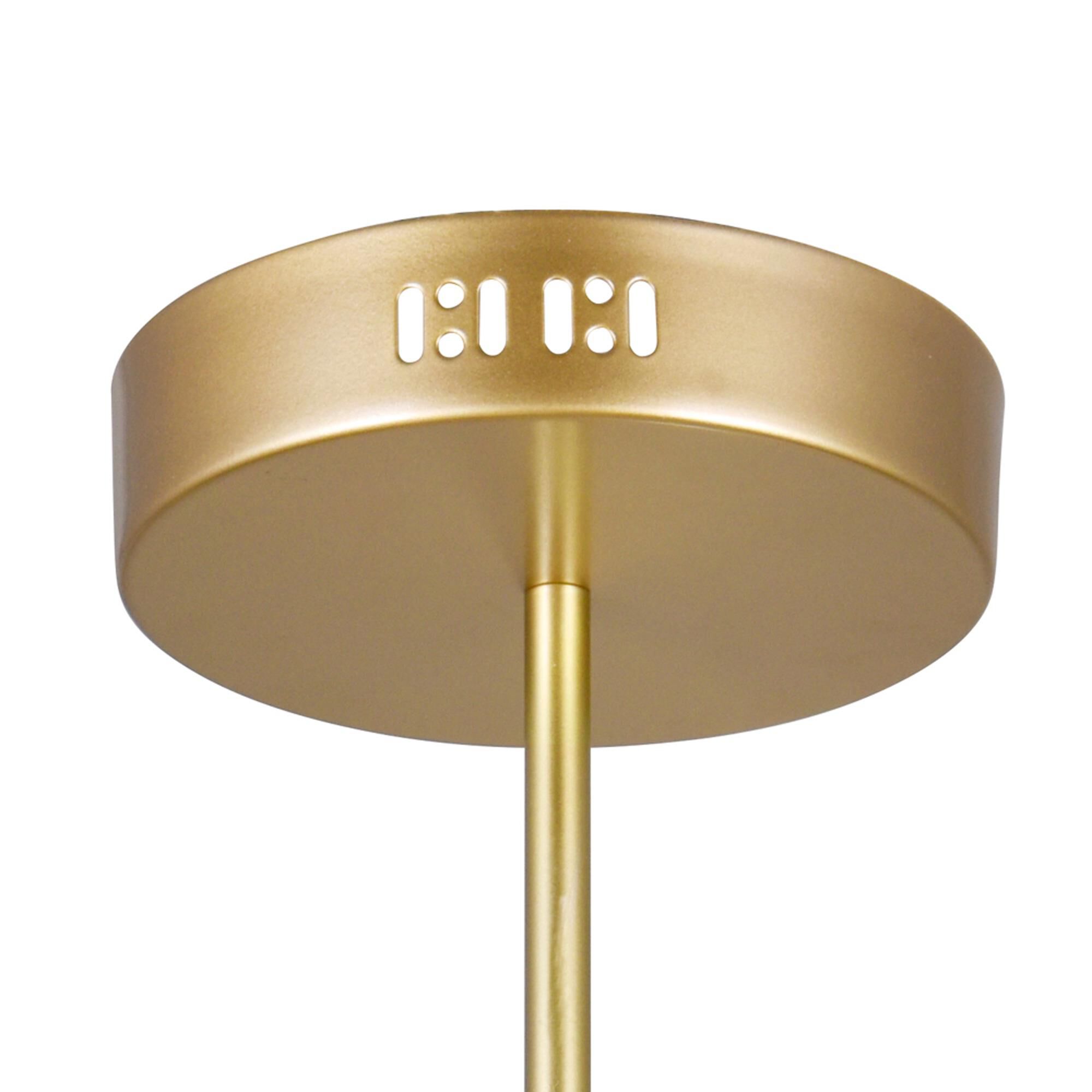 Shown in Sun Gold finish and White shade