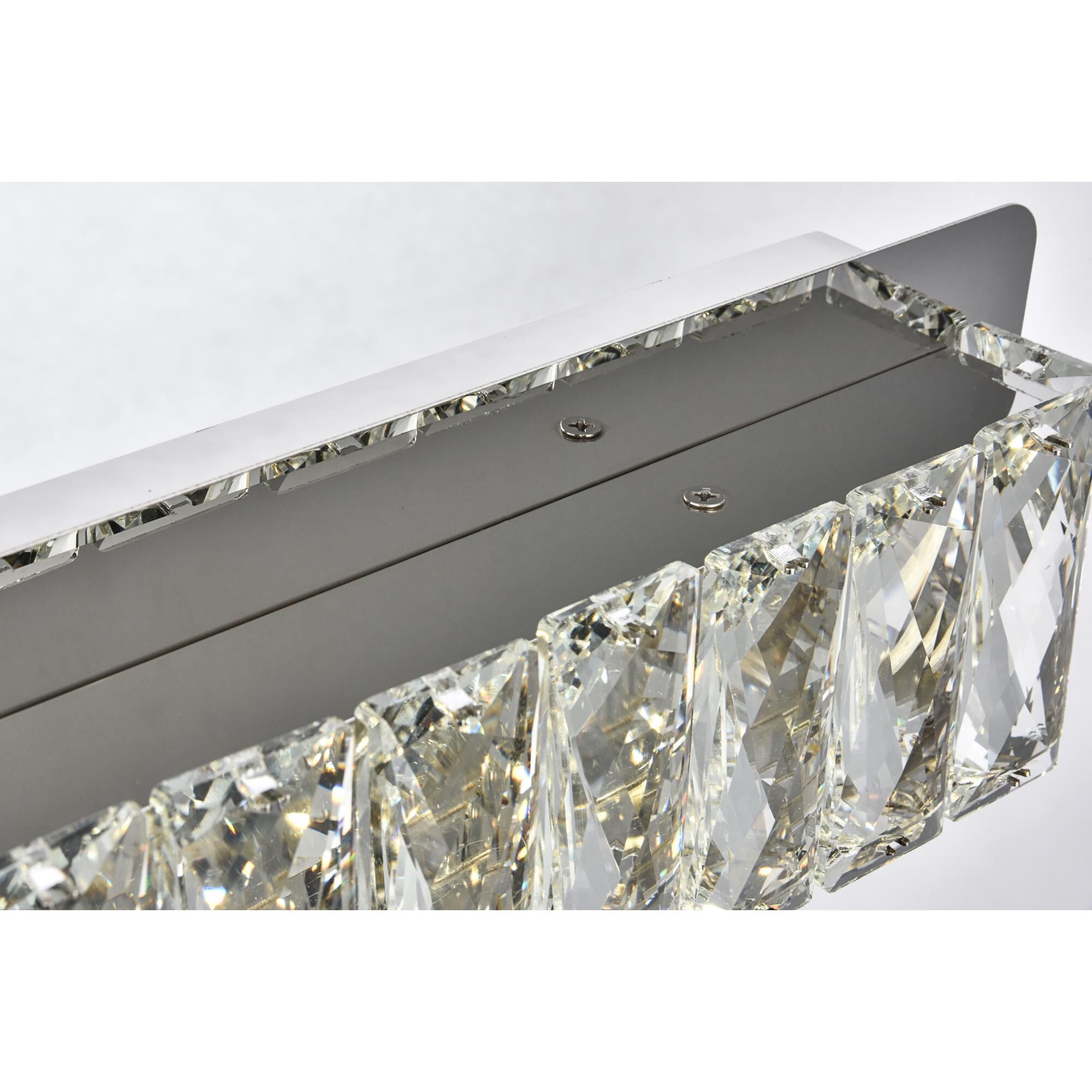 Shown in Chrome finish and Clear Royal Cut crystal