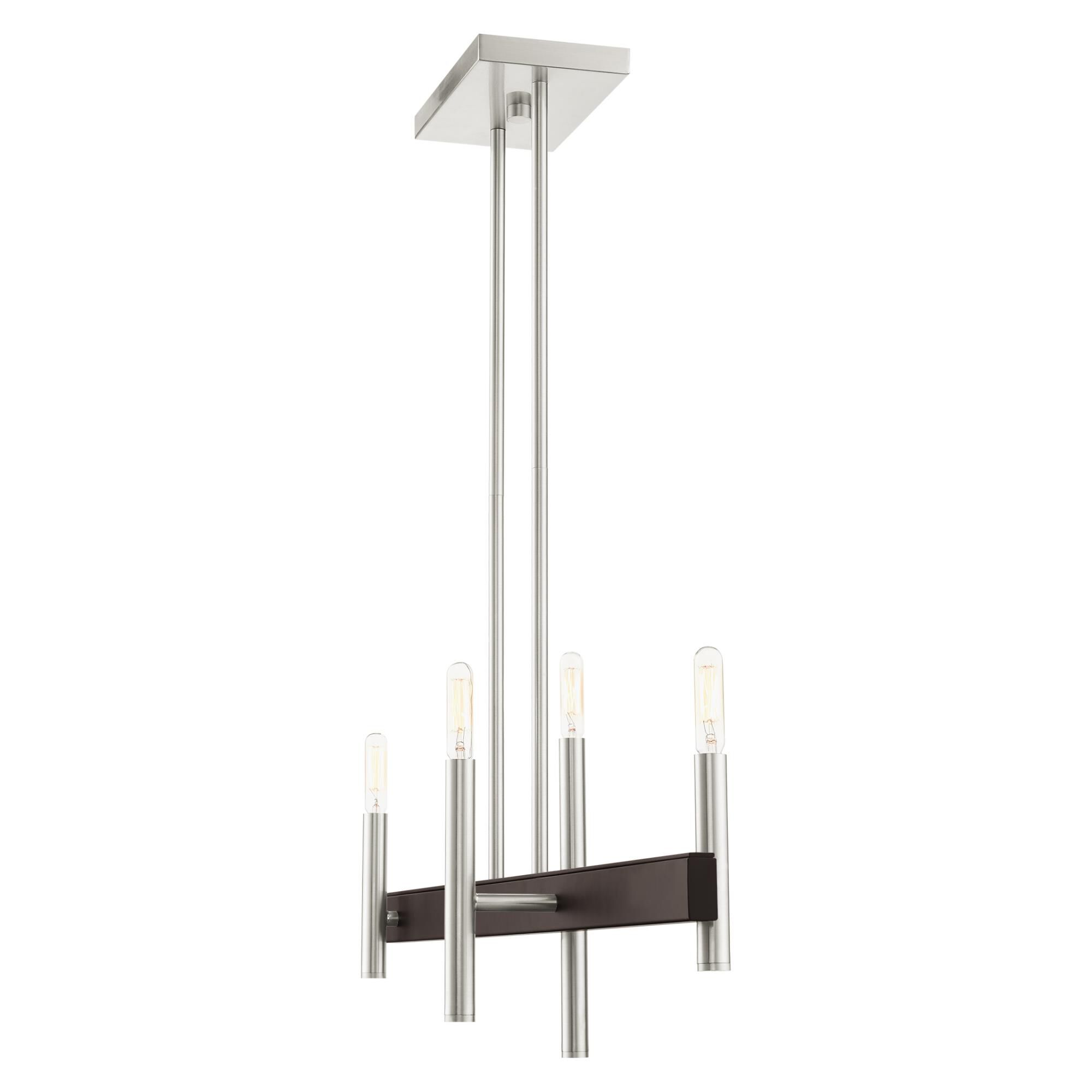 Denmark 28 Inch 4 Light Linear Suspension Light by Livex Lighting
