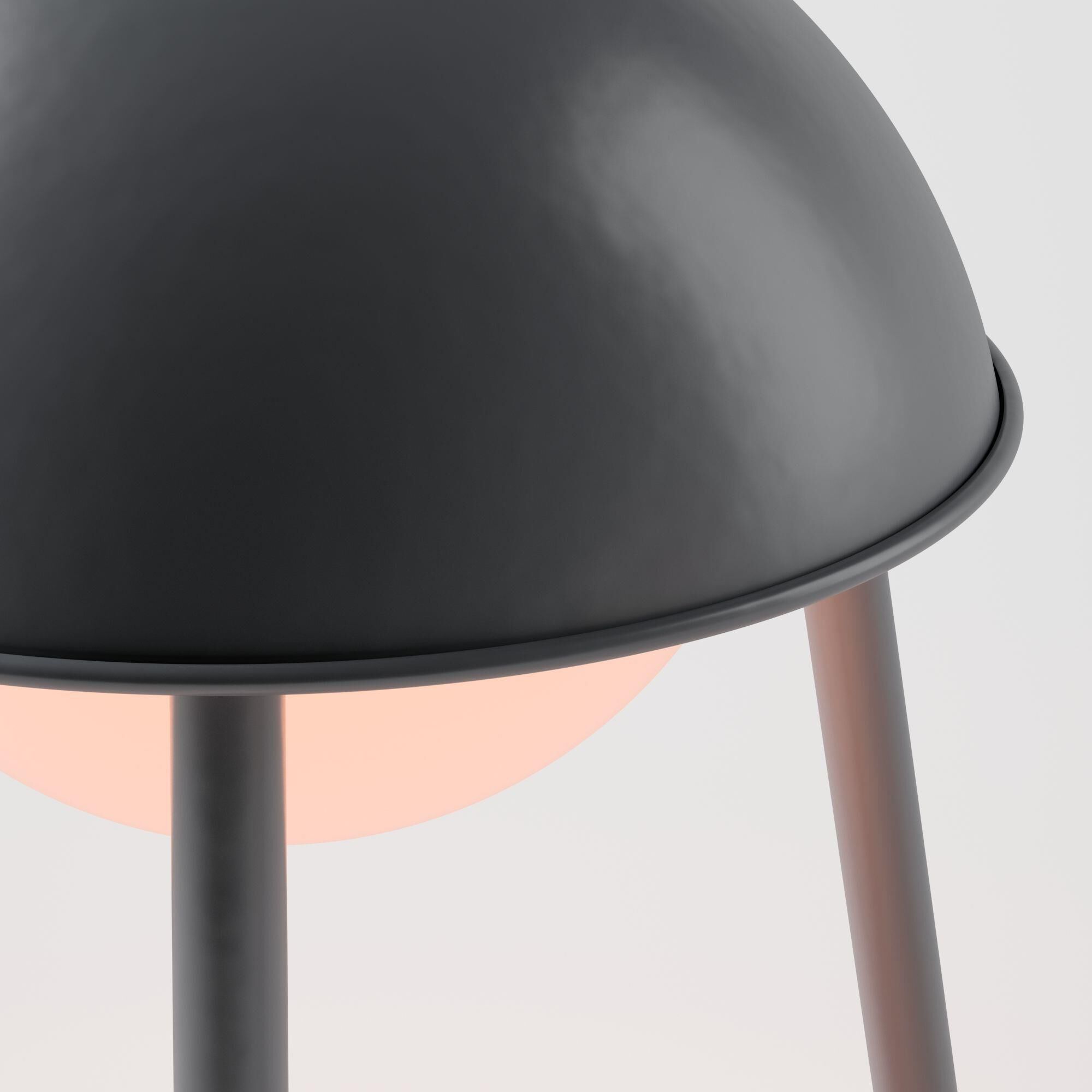 Kibun Helmet 21 Inch Table Lamp by Bulbrite