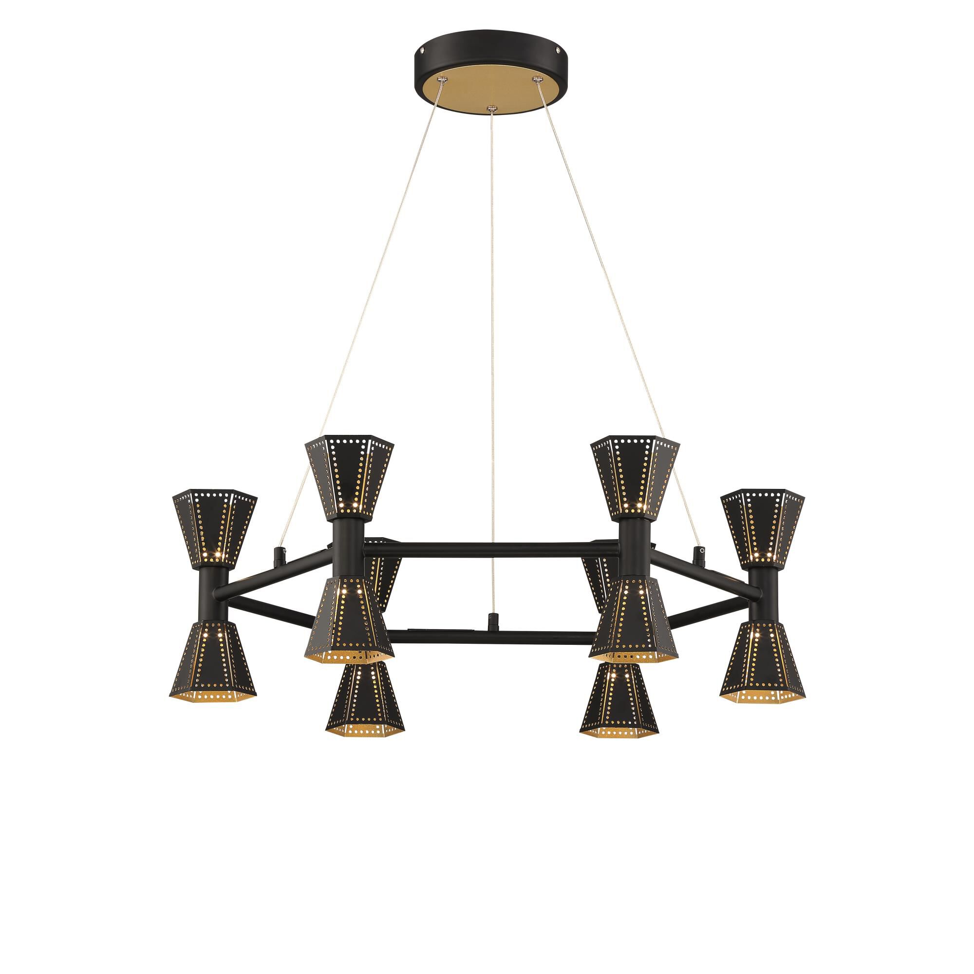 Houston 25 Inch 12 Light LED Chandelier by Arnsberg