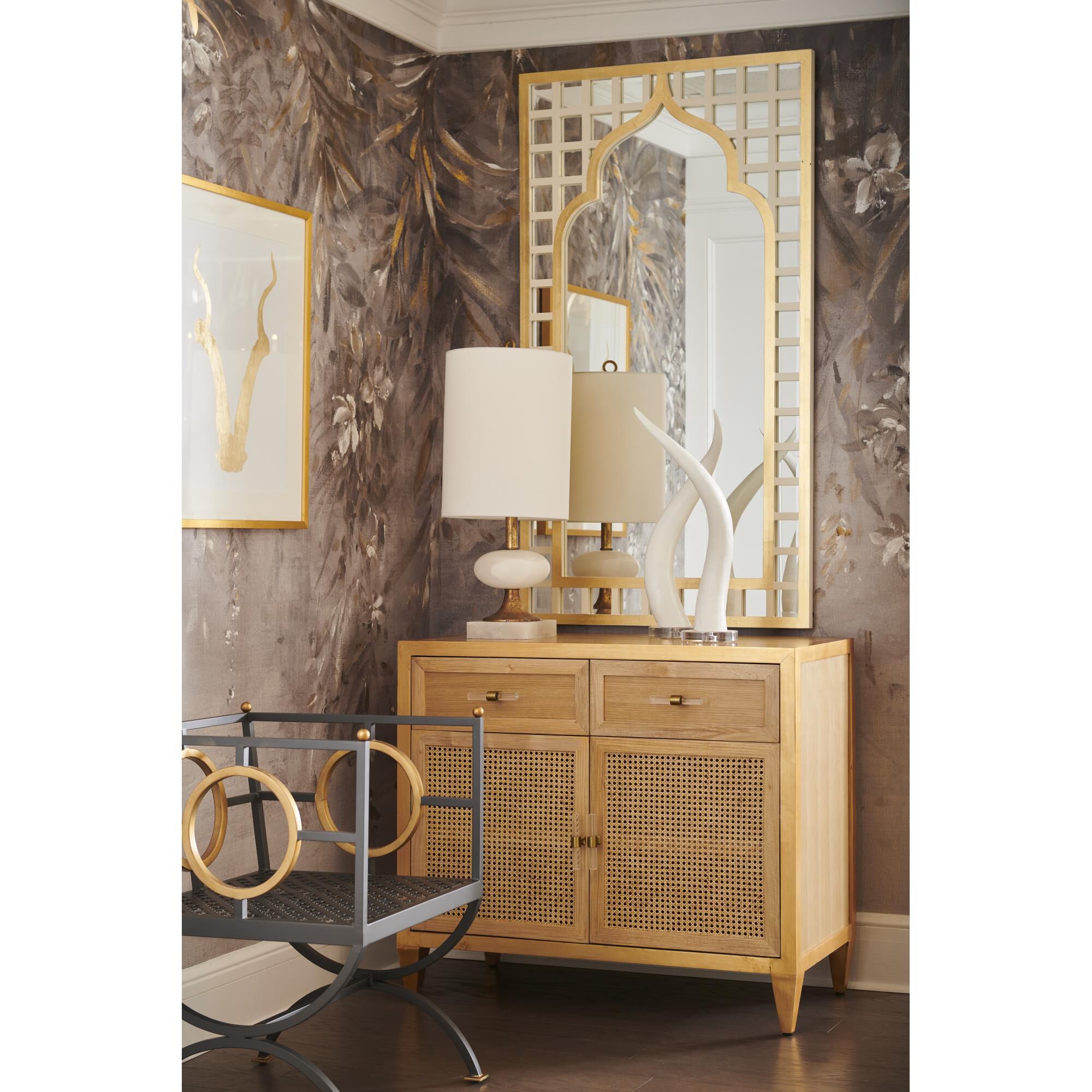 Petite Caned Credenza by Chelsea House