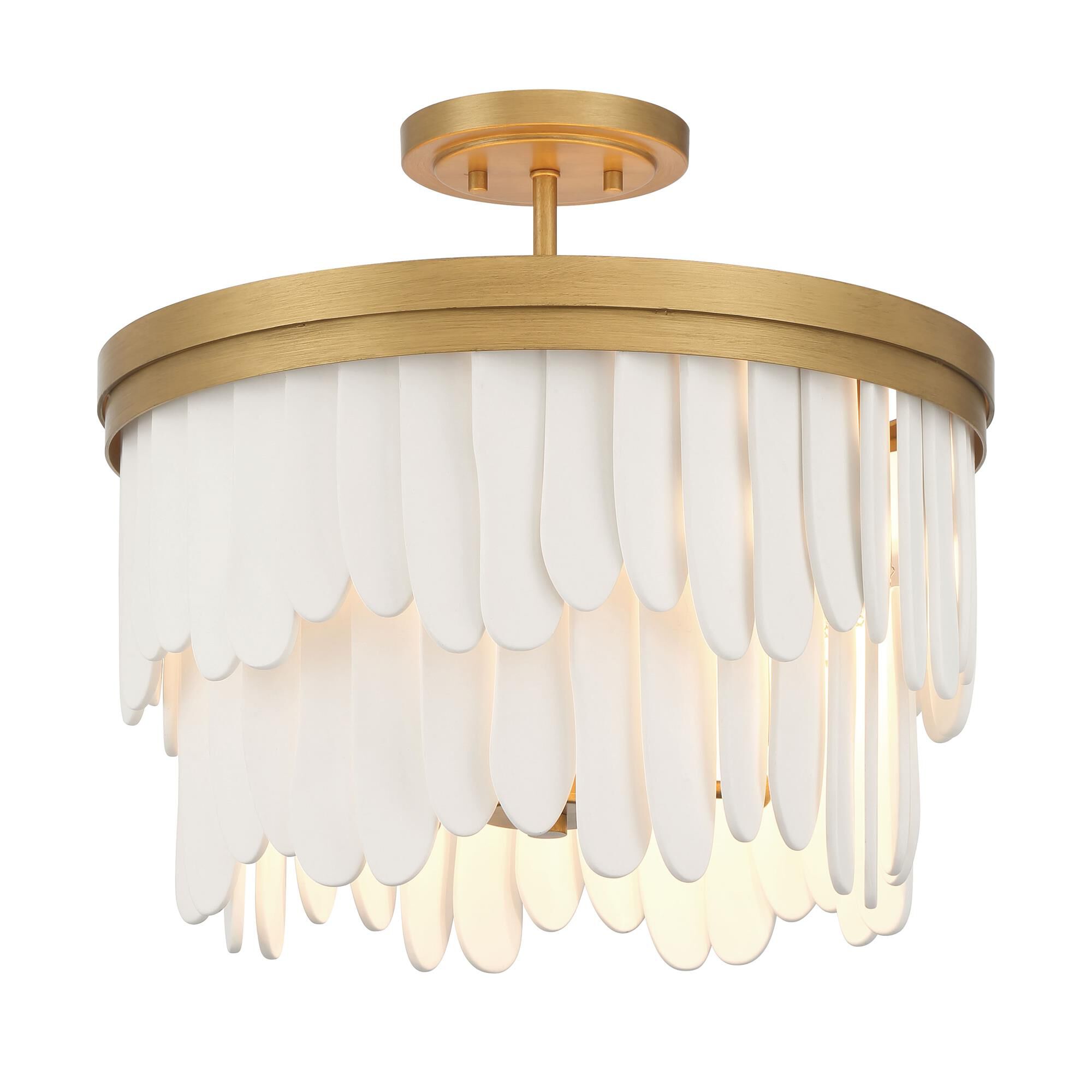 Briscade 18 Inch Semi Flush Mount,