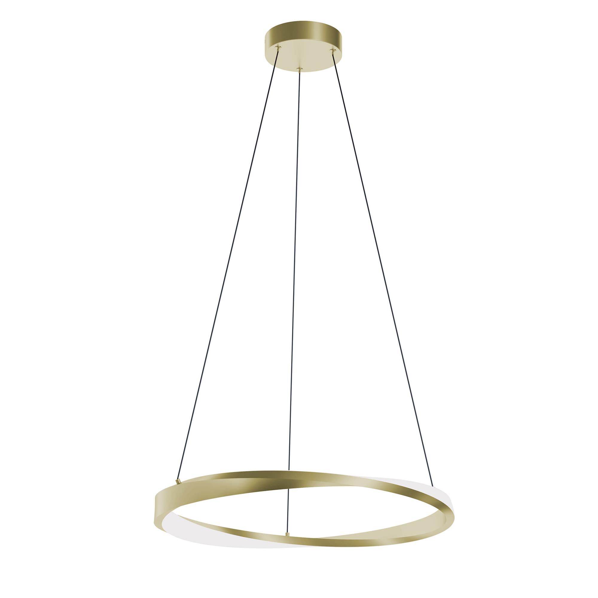 Shown in Light Antique Brass finish and White shade