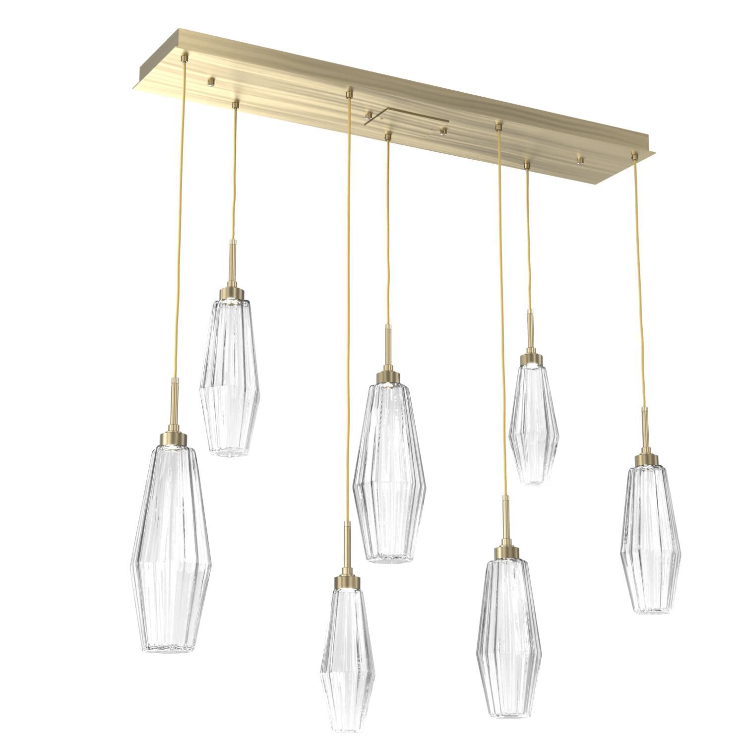 Aalto 45 Inch 7 Light LED Linear Suspension Light by Hammerton Studio