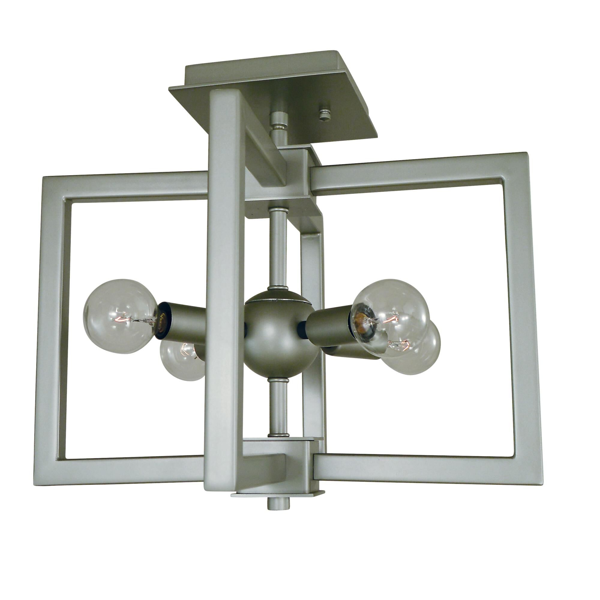 Pyxis 15 Inch 4 Light Semi Flush Mount by Framburg