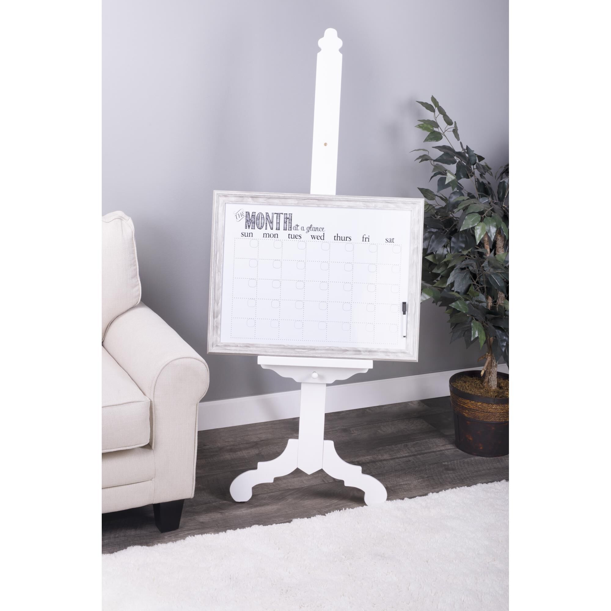 Shown in White finish