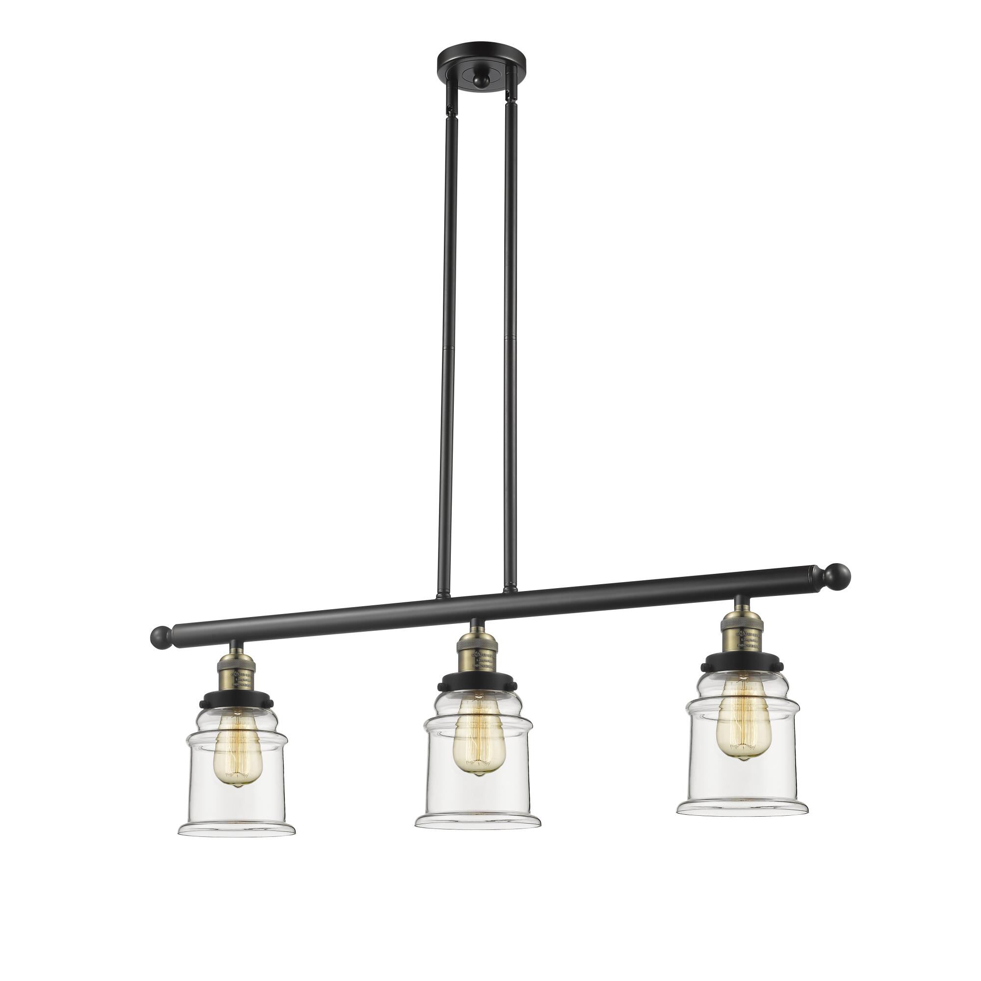 Bruno Marashlian Canton 36 Inch 3 Light Linear Suspension Light by Innovations Lighting