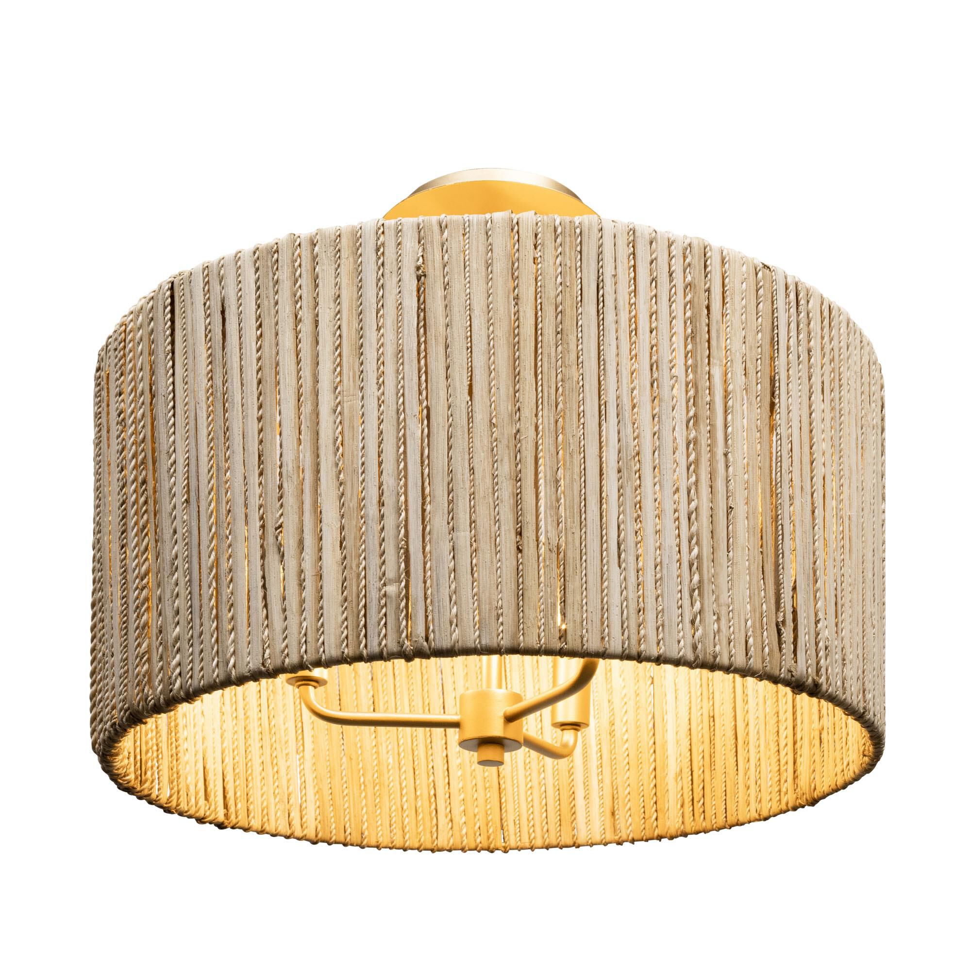 Jacob's Ladder 18 Inch 3 Light Semi Flush Mount by Varaluz