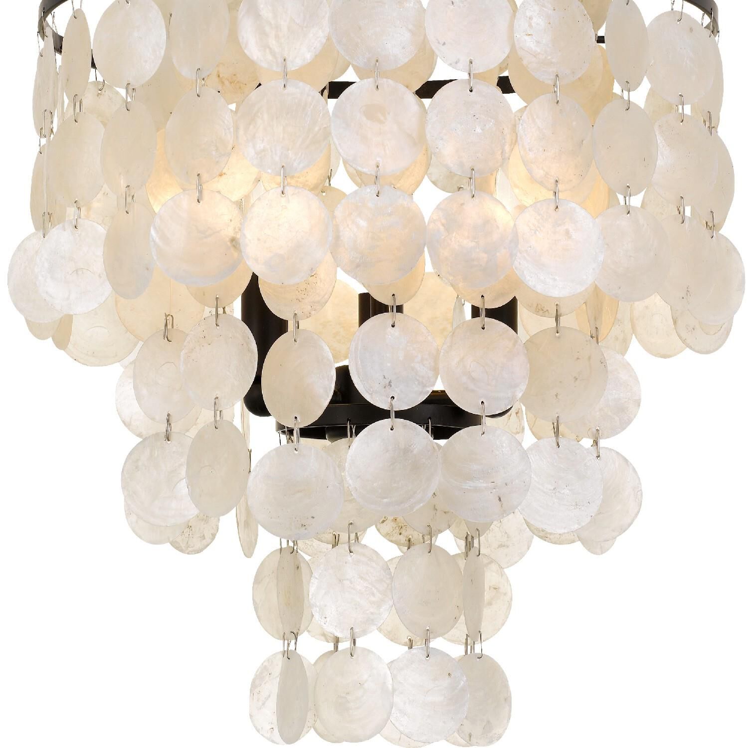 Brielle 13 Inch 3 Light Semi Flush Mount by Crystorama
