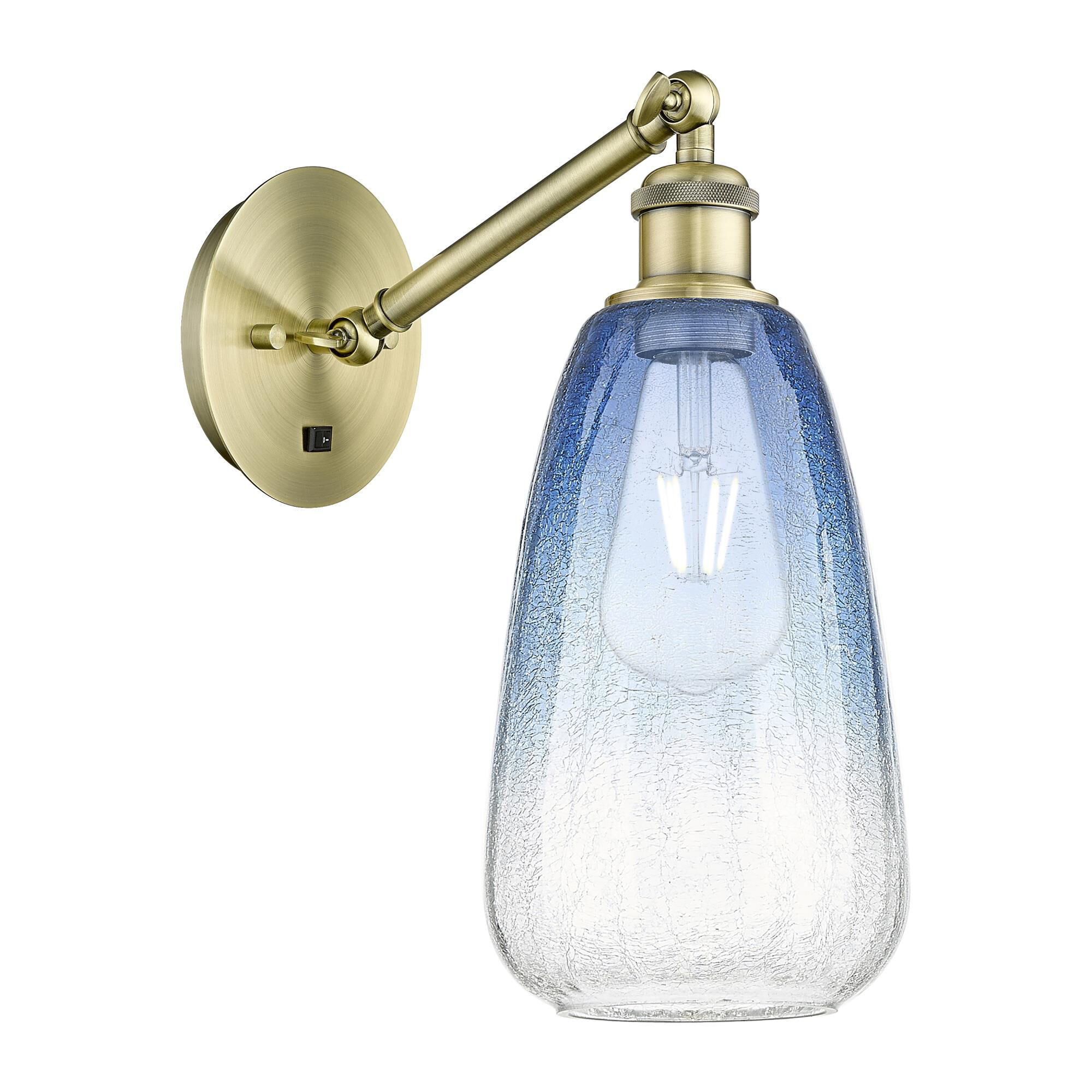 Bruno Marashlian Brookhaven Almond 13 Inch Wall Sconce by Innovations Lighting