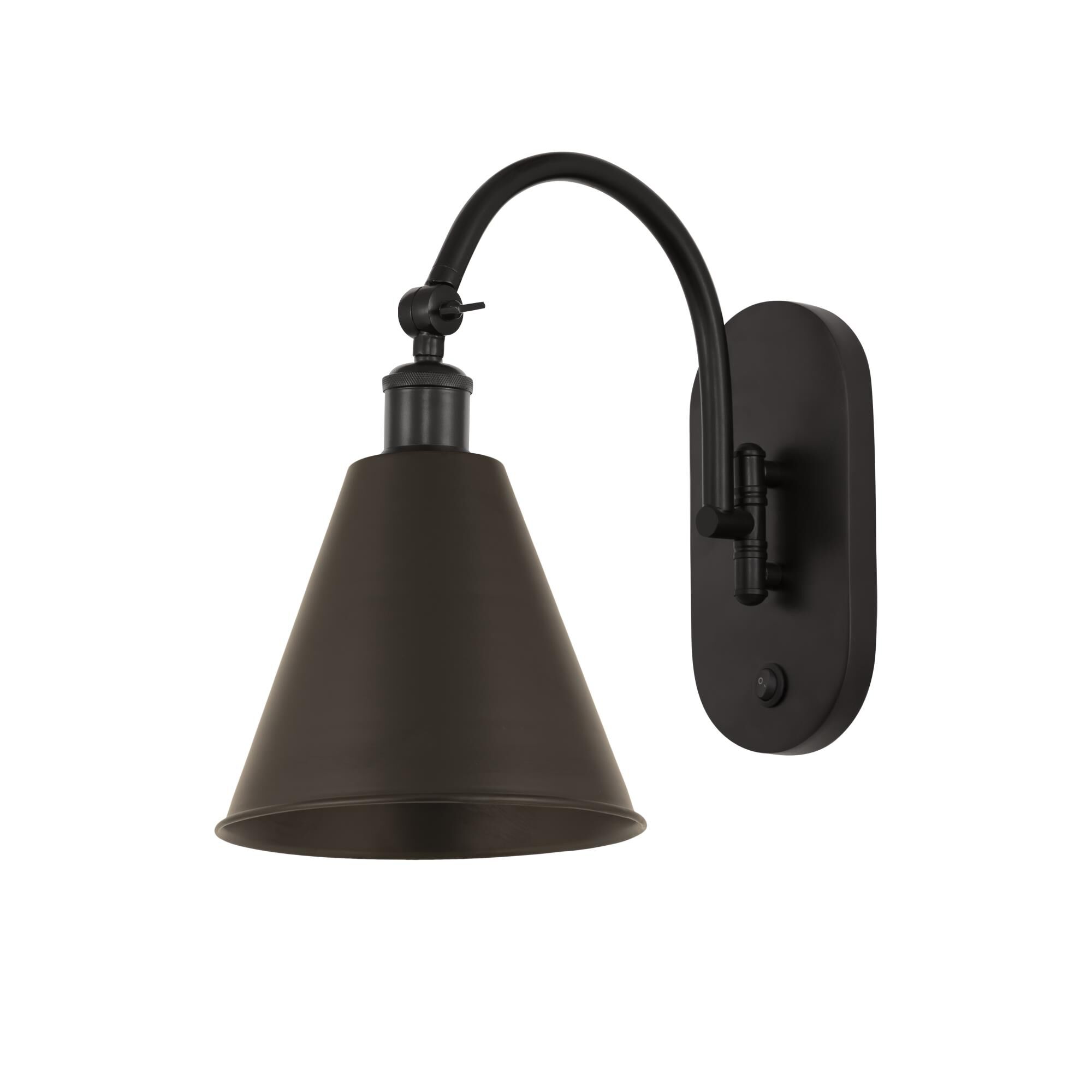 Shown in Oil Rubbed Bronze finish and Clear glass and Oil Rubbed Bronze Ballston Cone shade